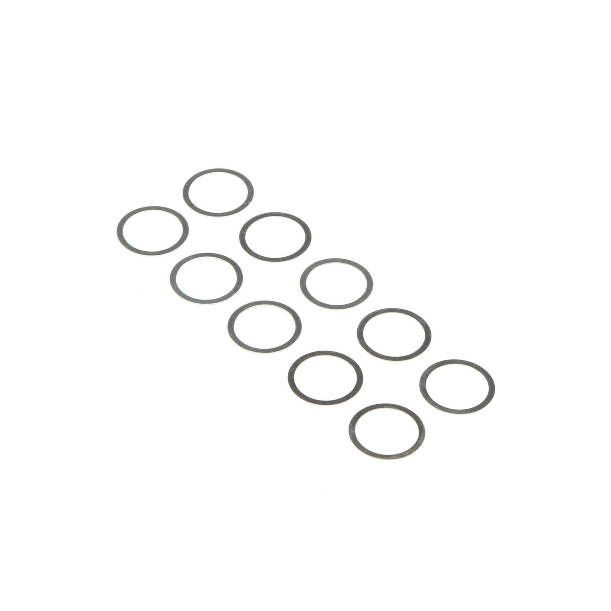 Team Losi Racing 10 x 14mm Shims, 0.1mm and 0.2mm (5 each)