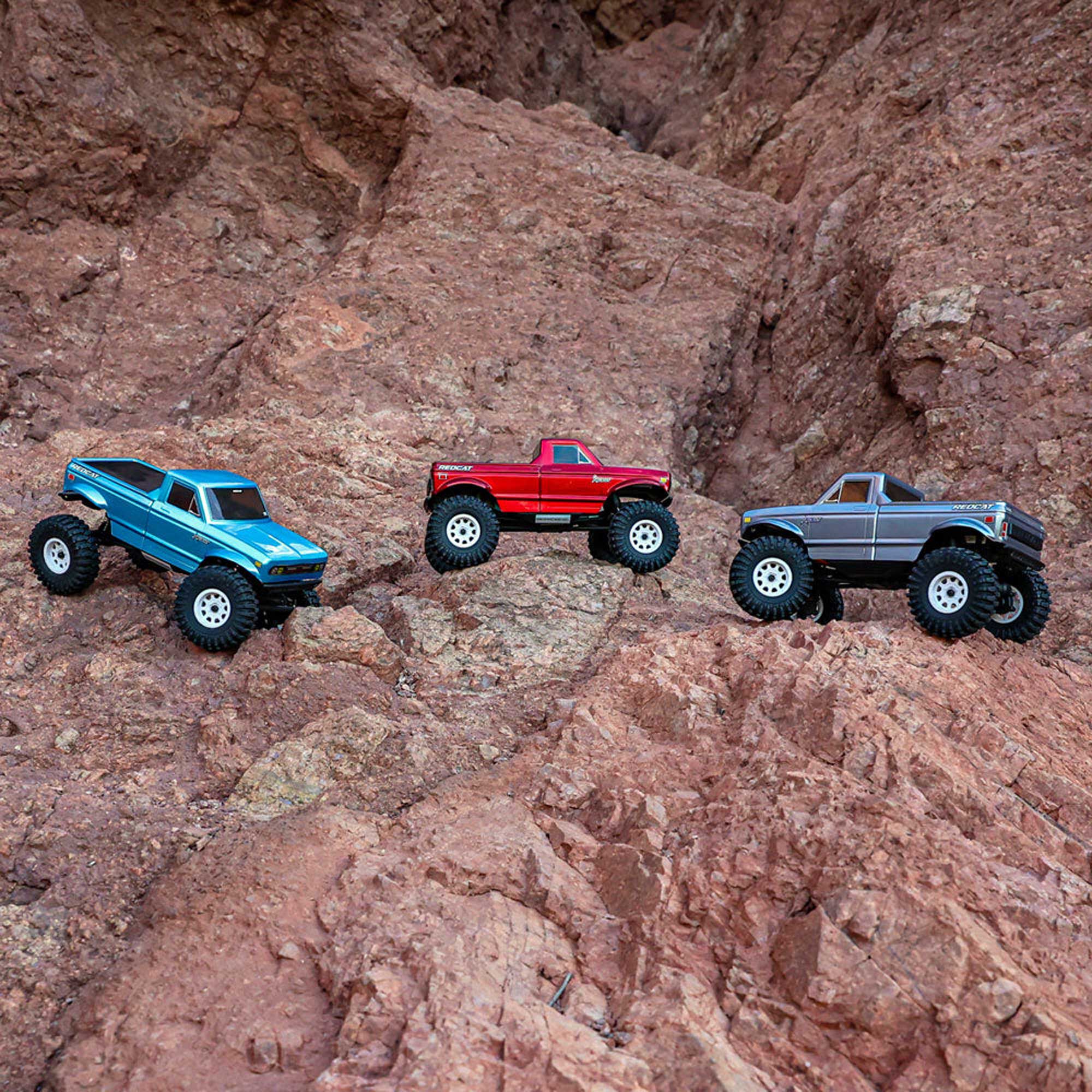 Redcat Racing 1/18 Ascent-18 4x4 Brushed Electric Rock Crawler RTR, Blue