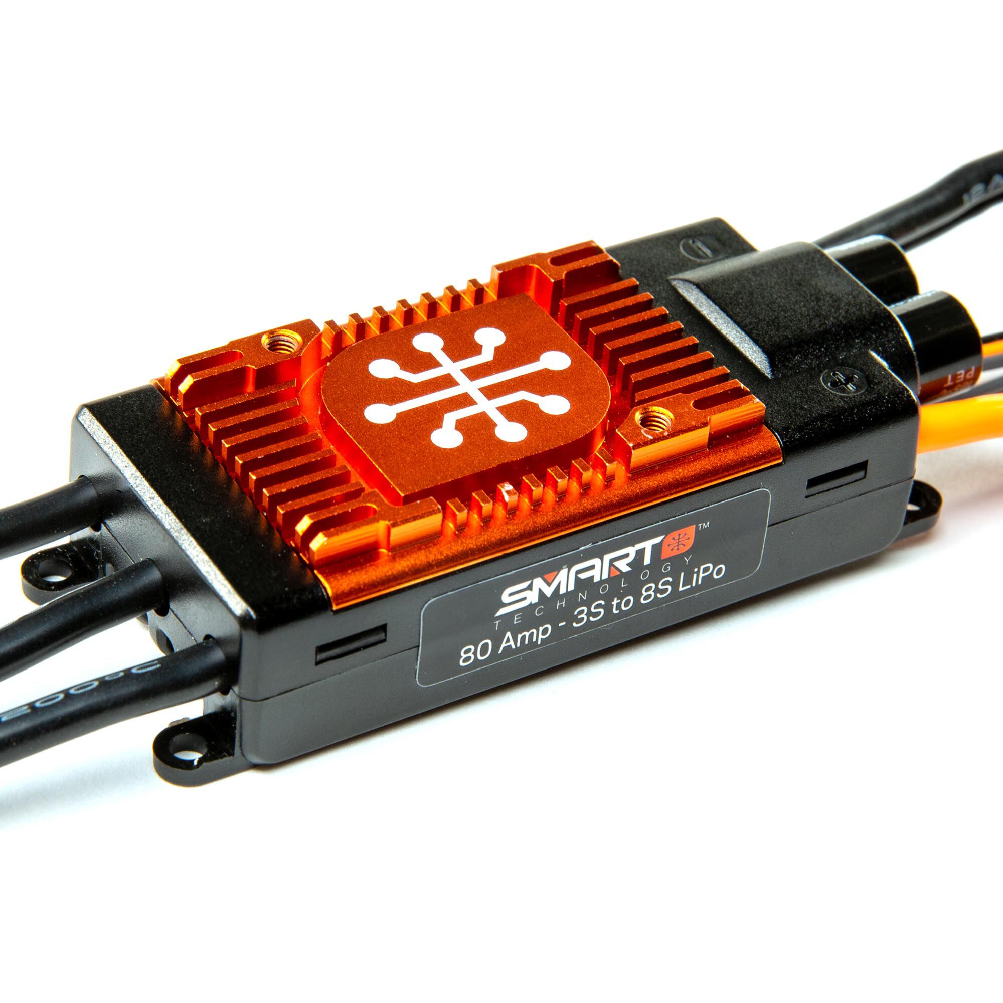 Spektrum Accessories Avian 80-Amp Brushless Smart ESC, 3S-8S