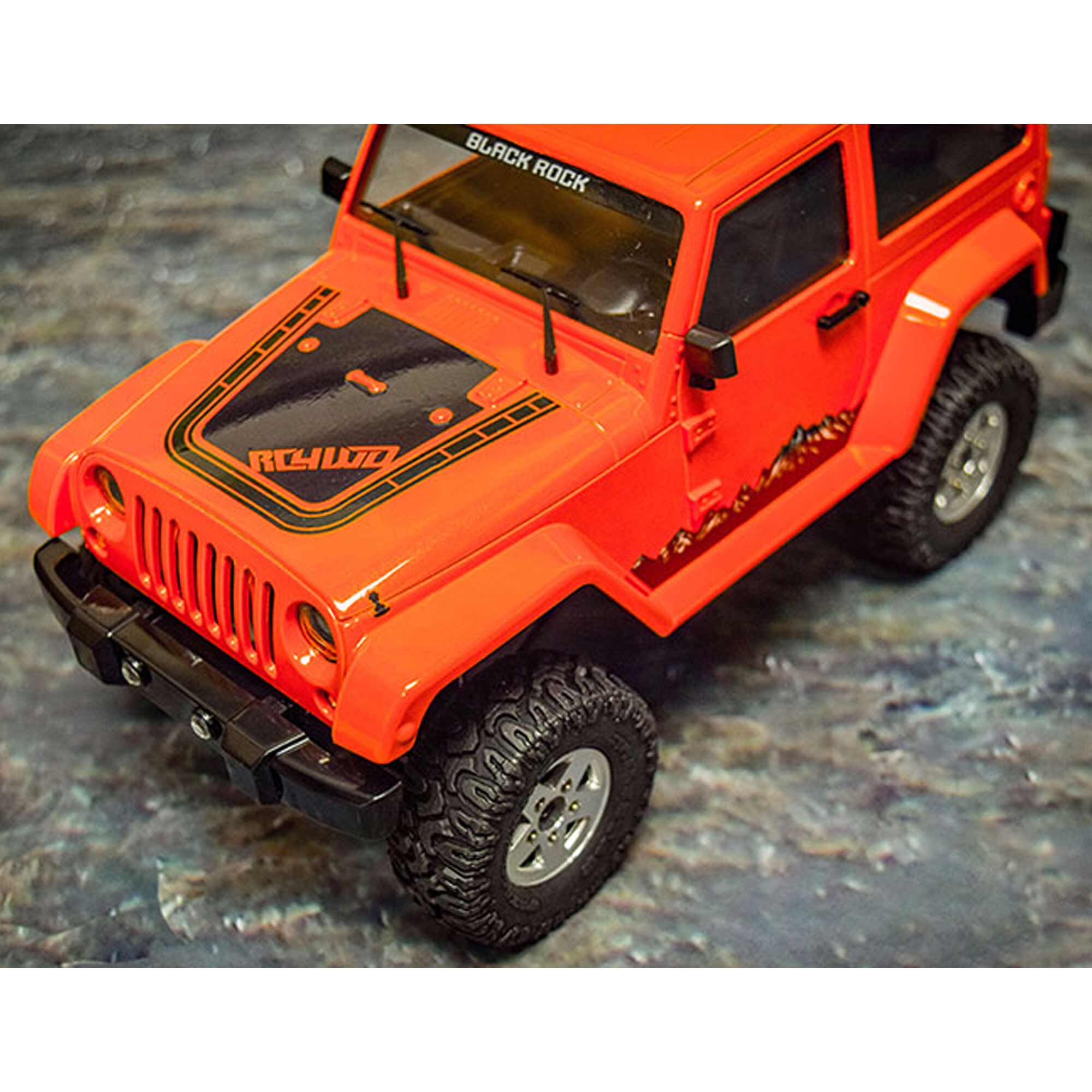 RC4WD 1/18 Gelande II 4WD with Black Rock Body Set RTR, Orange