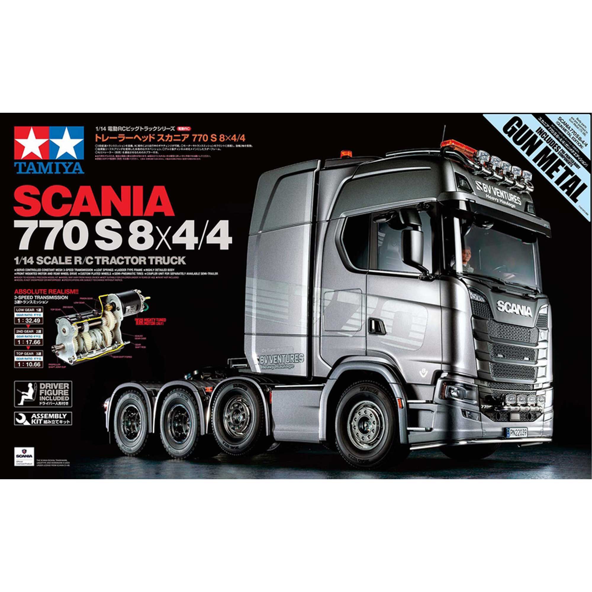 Tamiya 1/14 Scania 770 S 8x4/4 Tractor Truck Kit (LIMITED EDITION)