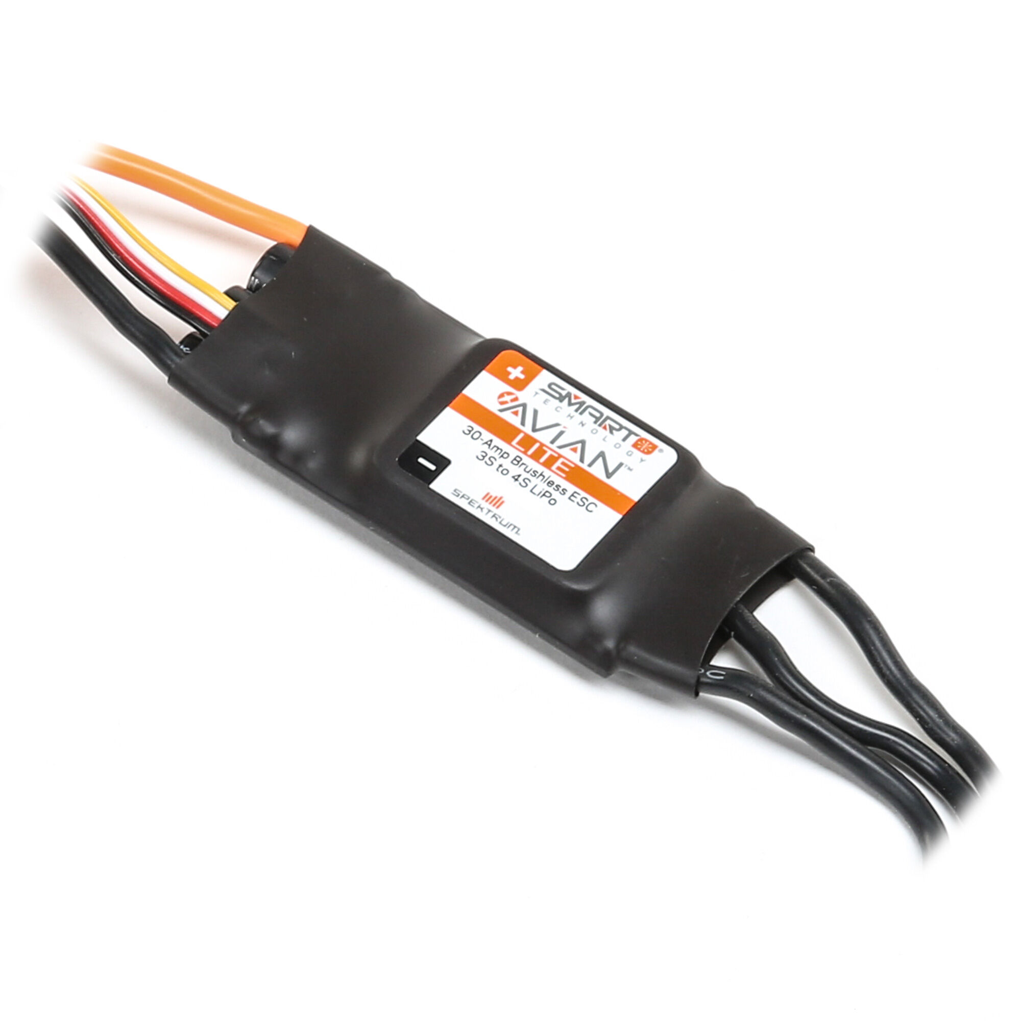 Spektrum Accessories Avian 30 Amp Smart Lite Brushless ESC, 2S-4S: IC3