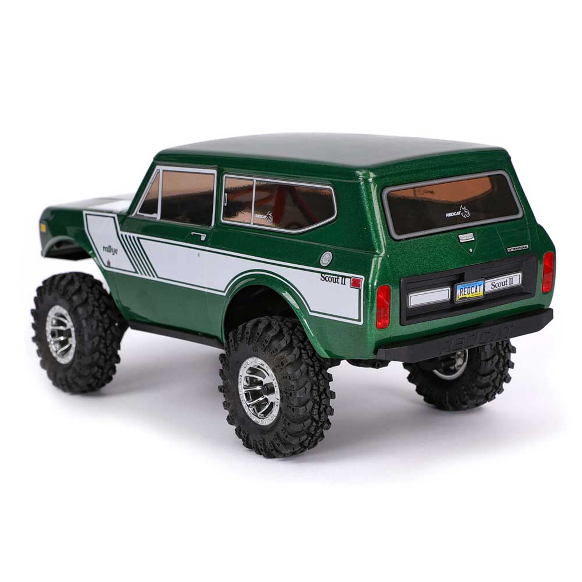 Redcat Racing 1/18 Ascent-18 International Scout II 4x4 Rock Crawler RTR, Green