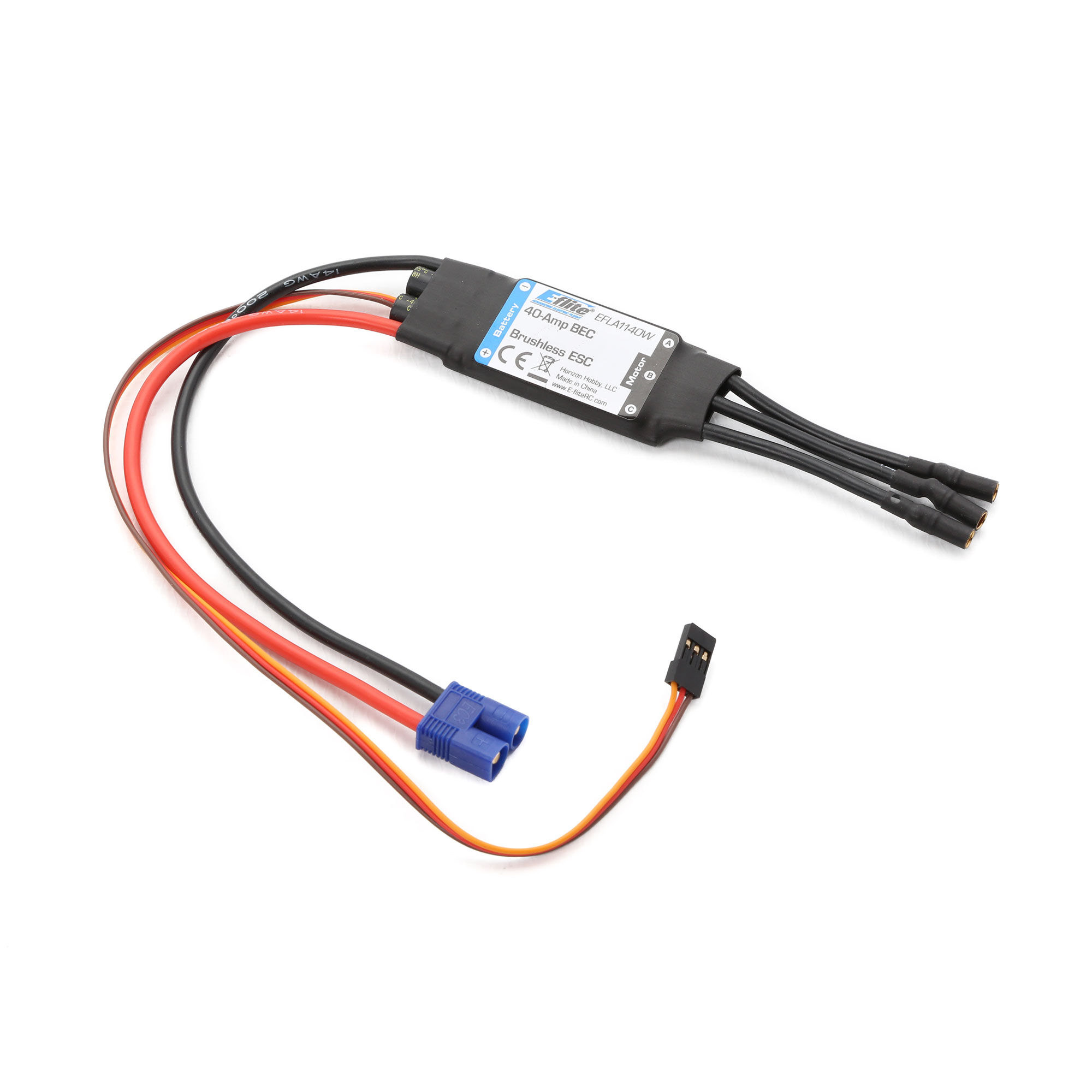 E-flite 40-Amp BEC Brushless ESC: EC3