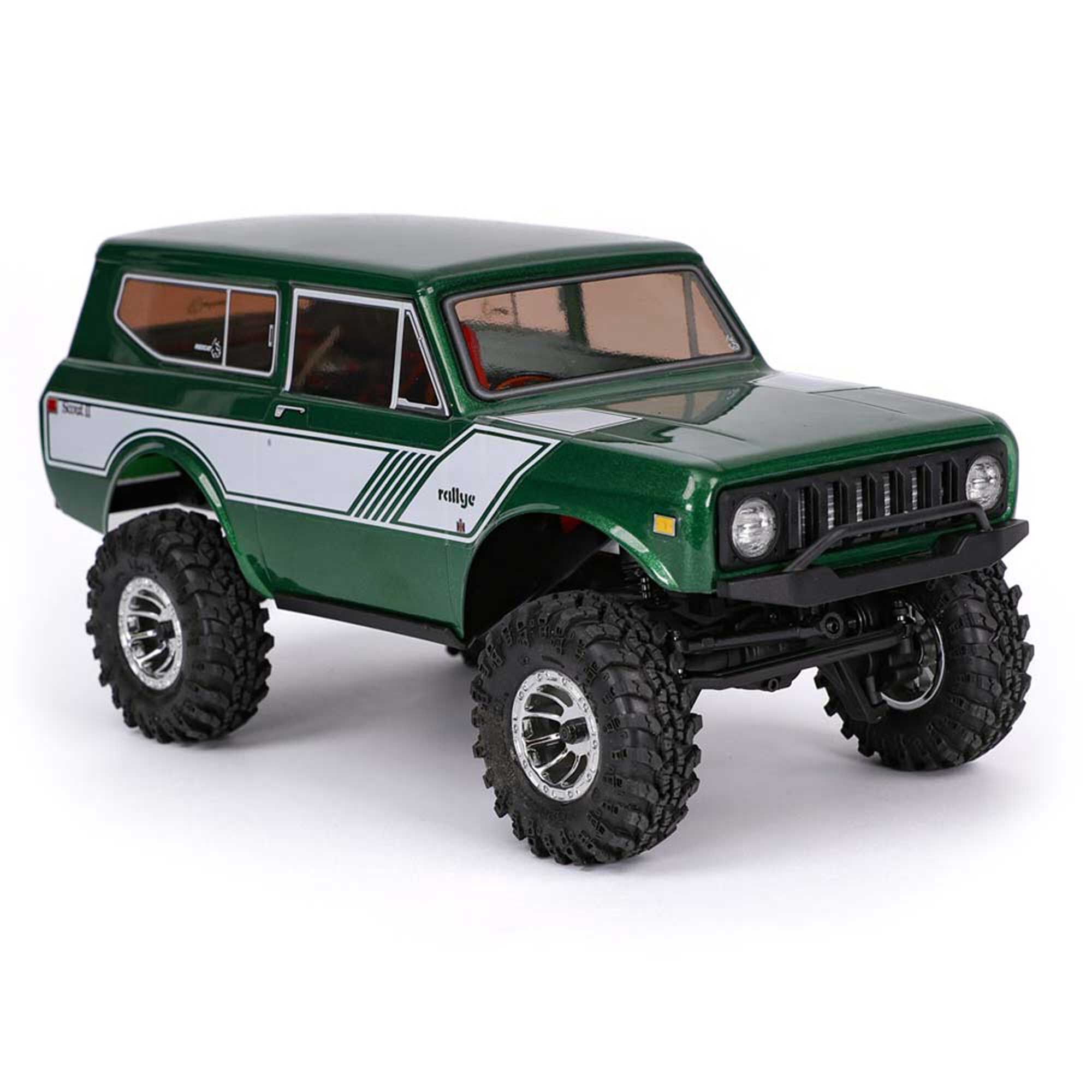 Redcat Racing 1/18 Ascent-18 International Scout II 4x4 Rock Crawler RTR, Green