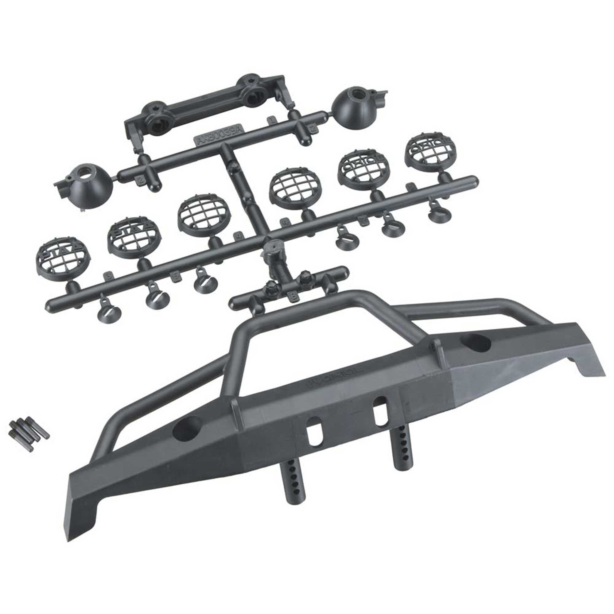 Axial Front Plate Bumper Set: 1/10