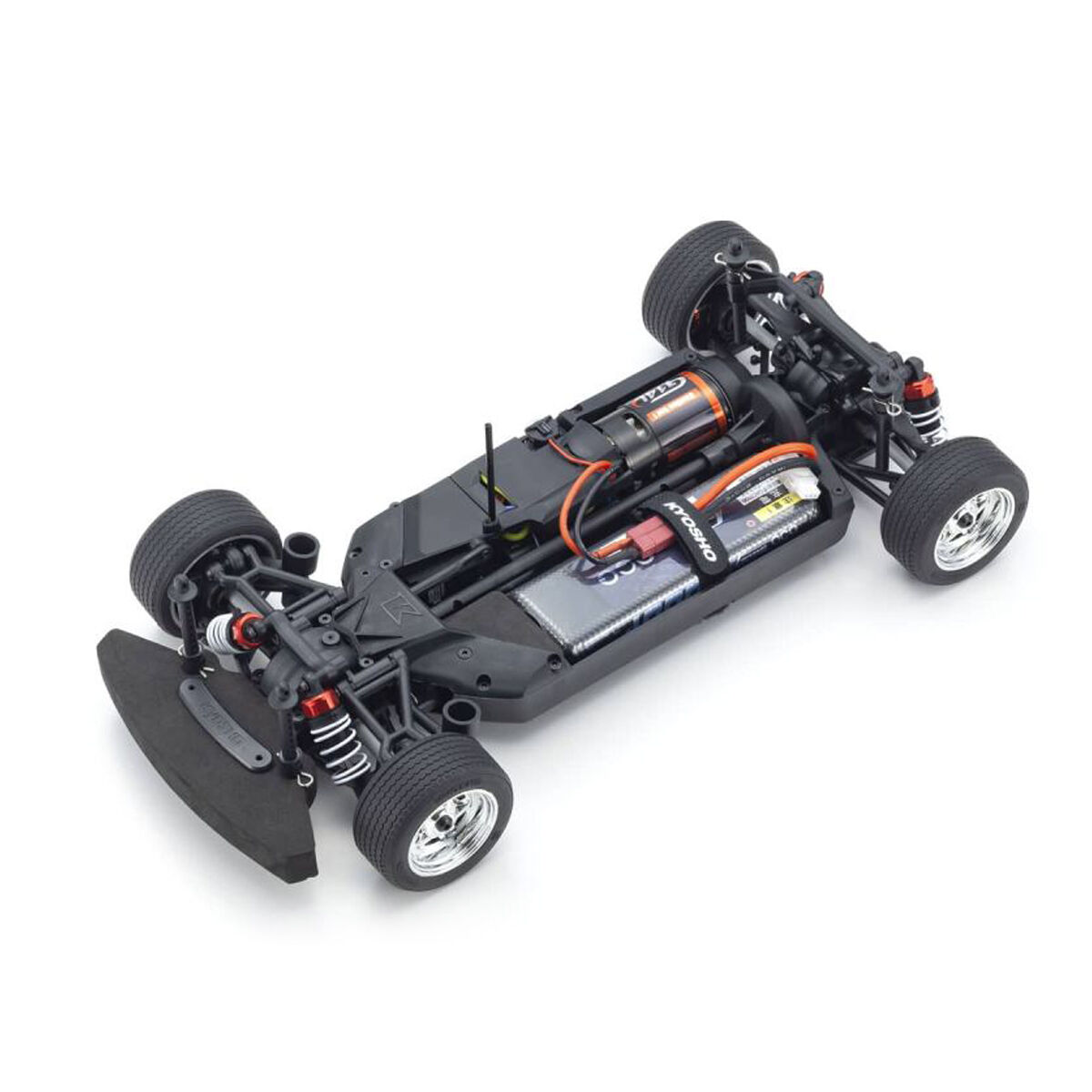 Kyosho 1/10 1969 Chevy El Camino Fazer Mk2 FZ02L Brushed 4x4 On-Road Touring RTR, Tuxedo Black