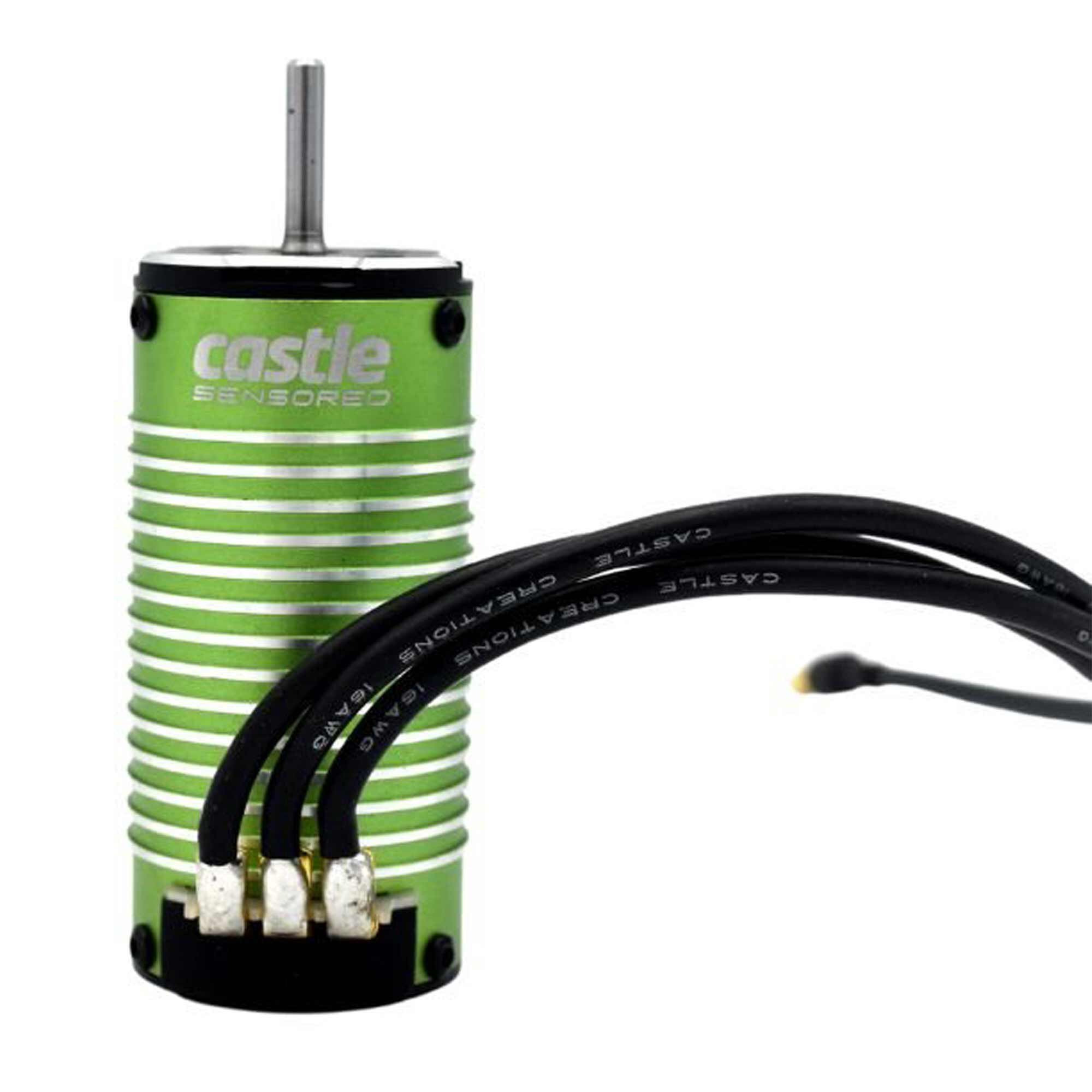 Castle Creations 4-Pole Sensored Brushless Motor, 1010 4400Kv