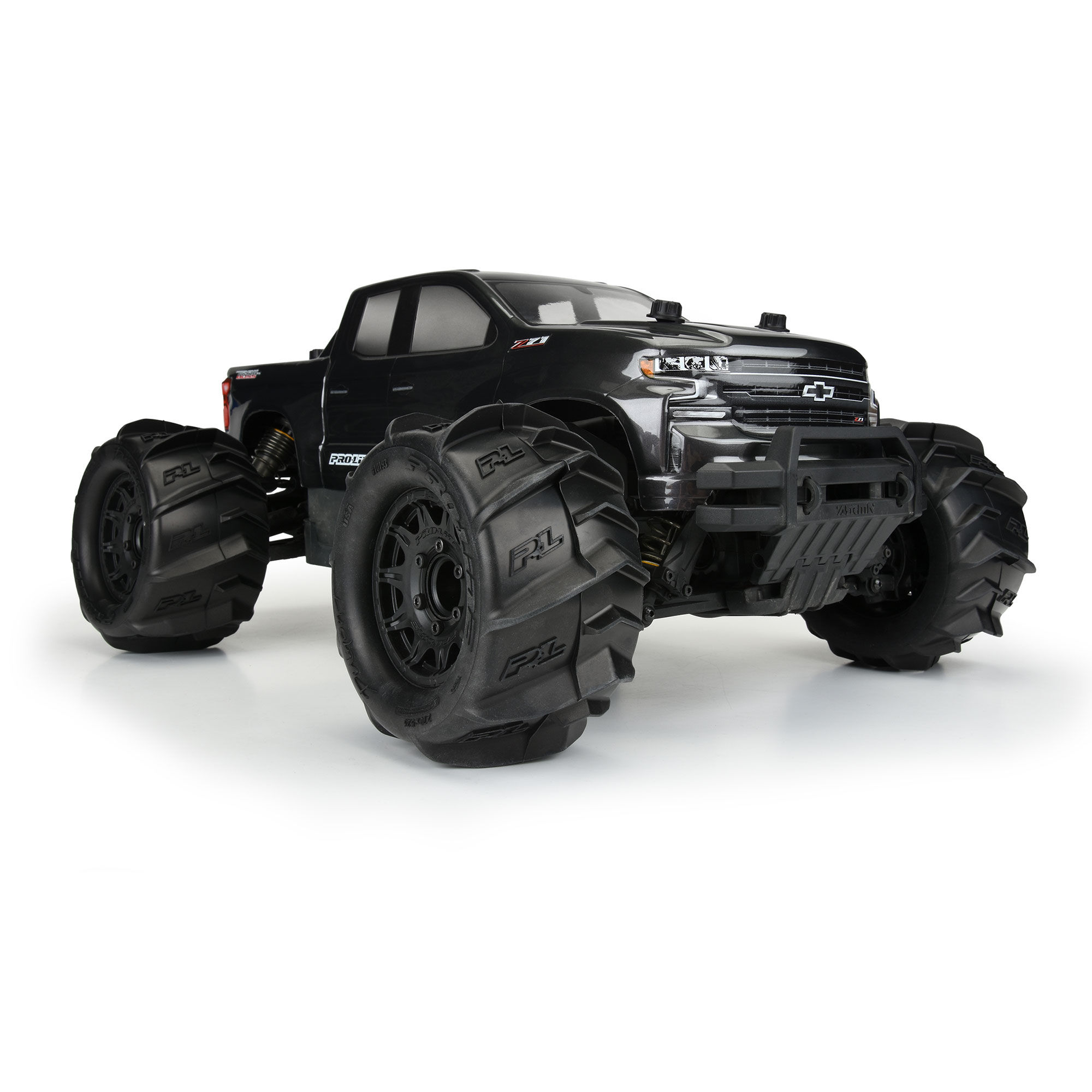 Pro-Line Racing 1/10 Dumont F/R 2.8" MT Tires Mounted 12mm/14mm Black Raid (2)