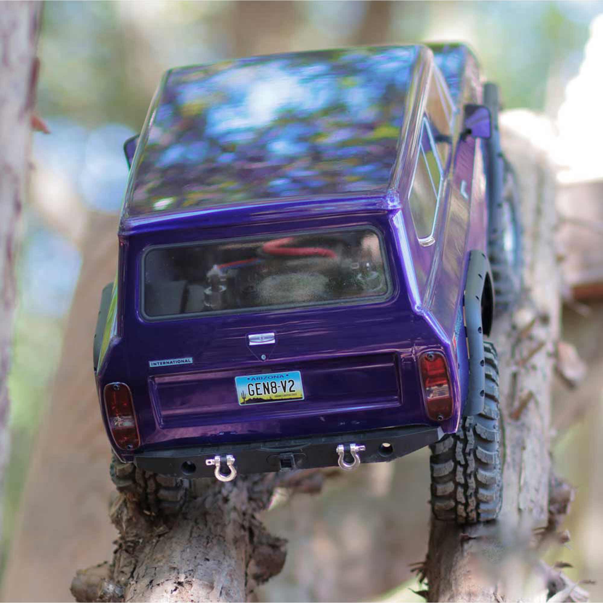 Redcat Racing 1/10 Gen8 V2 International Harvester Scout II Brushed 4X4 Crawler RTR, Purple
