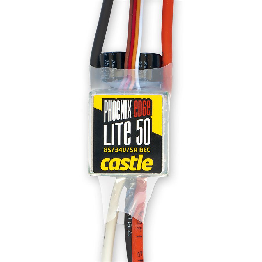 Castle Creations Phoenix Edge Lite 50, 34V 50-Amp ESC with 5-Amp BEC