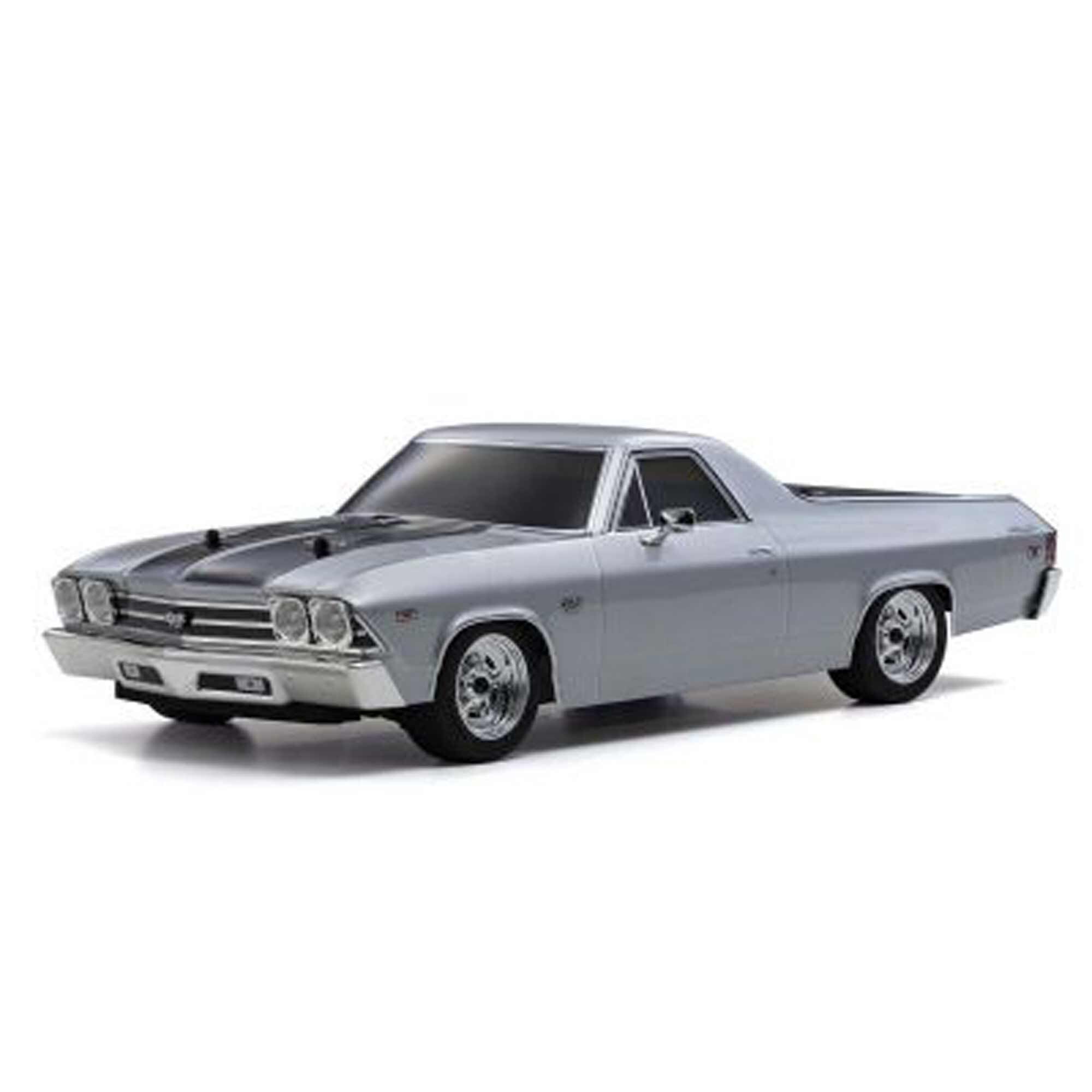Kyosho 1/10 1969 Chevy El Camino Fazer Mk2 FZ02L Brushed 4x4 On-Road Touring RTR, Cortez Silver