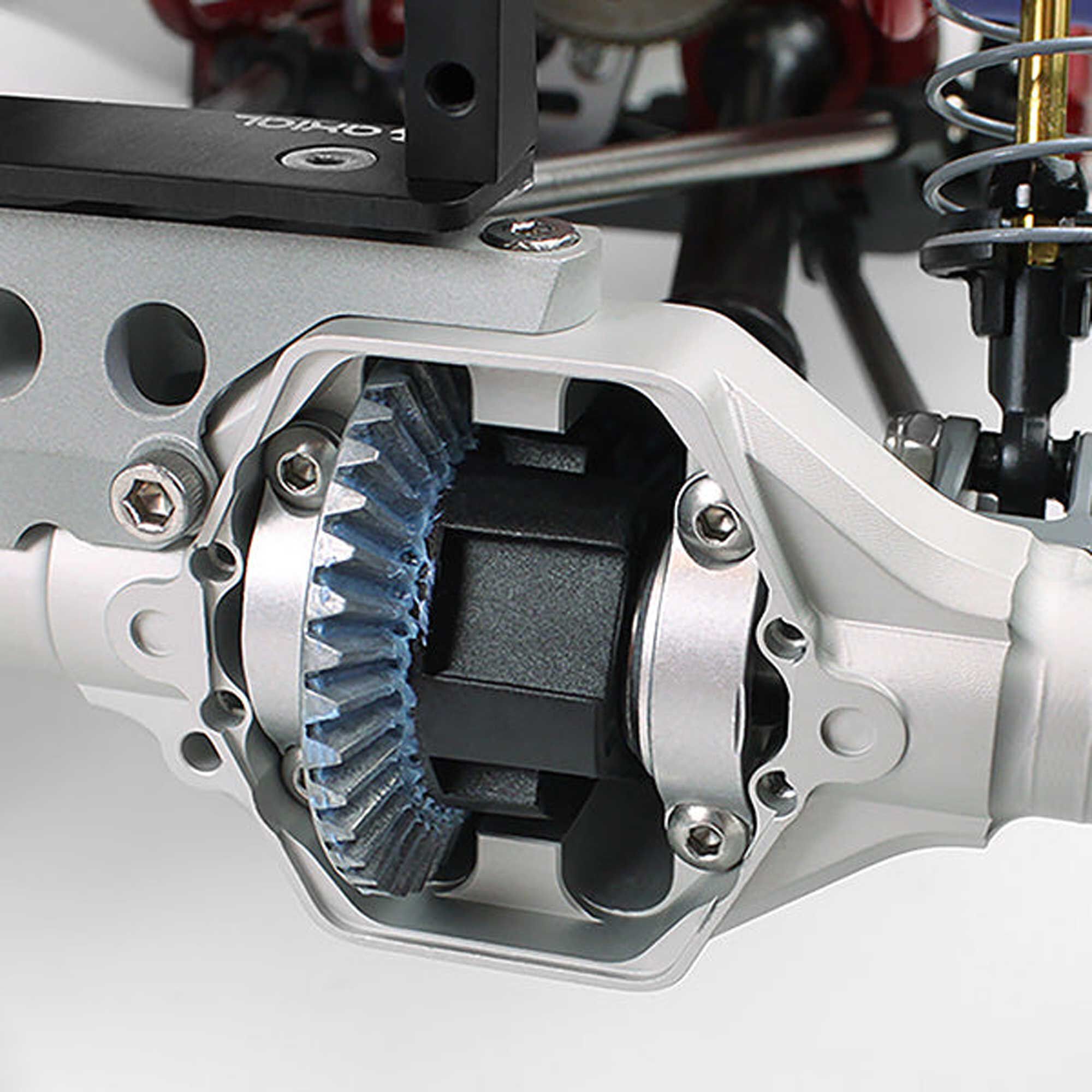 Vanquish Products Axle V2, Grey Anodized: Axial Wraith / Yeti