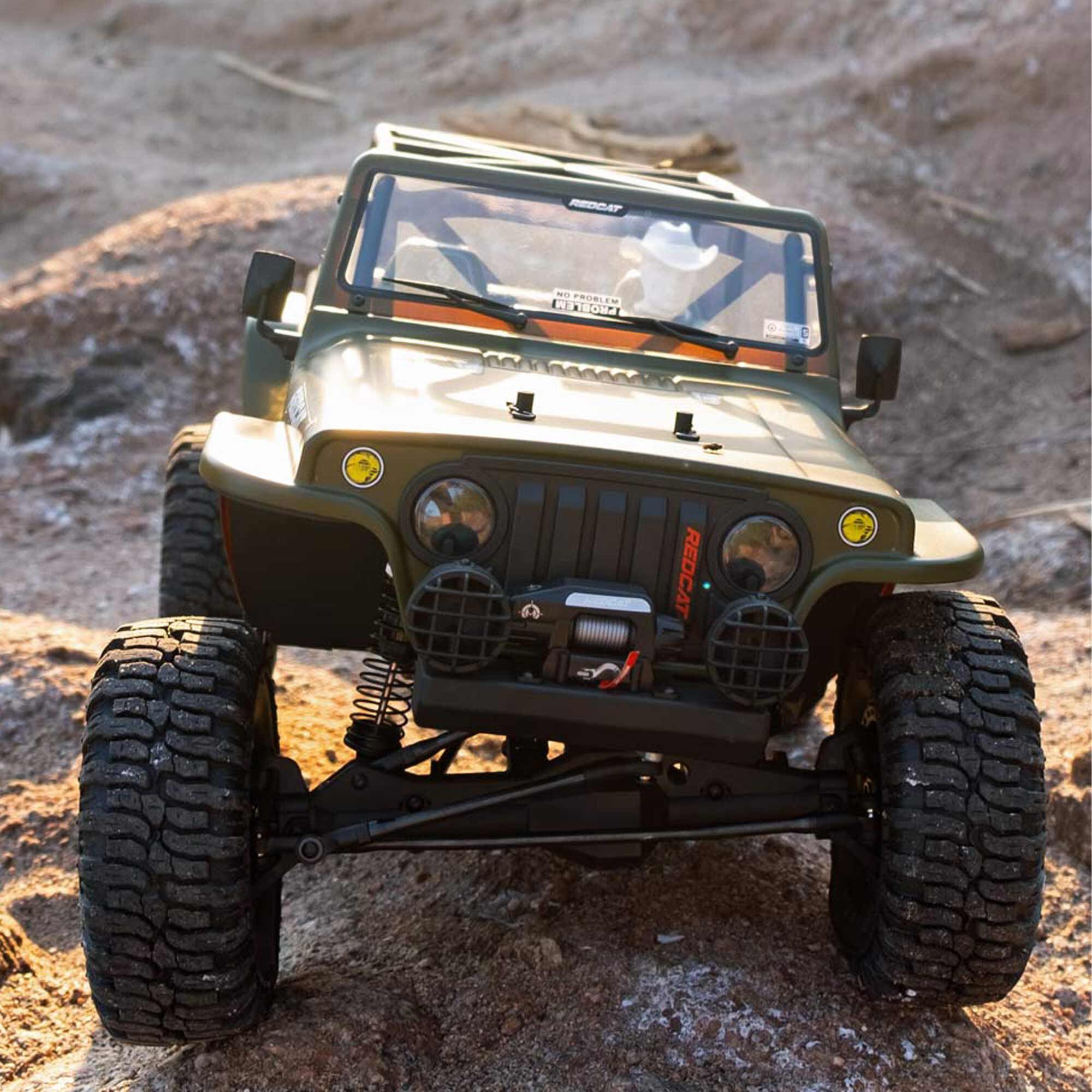 Redcat Racing 1/8 TC8 Marskman Brushed 4X4 Crawler RTR, Olive