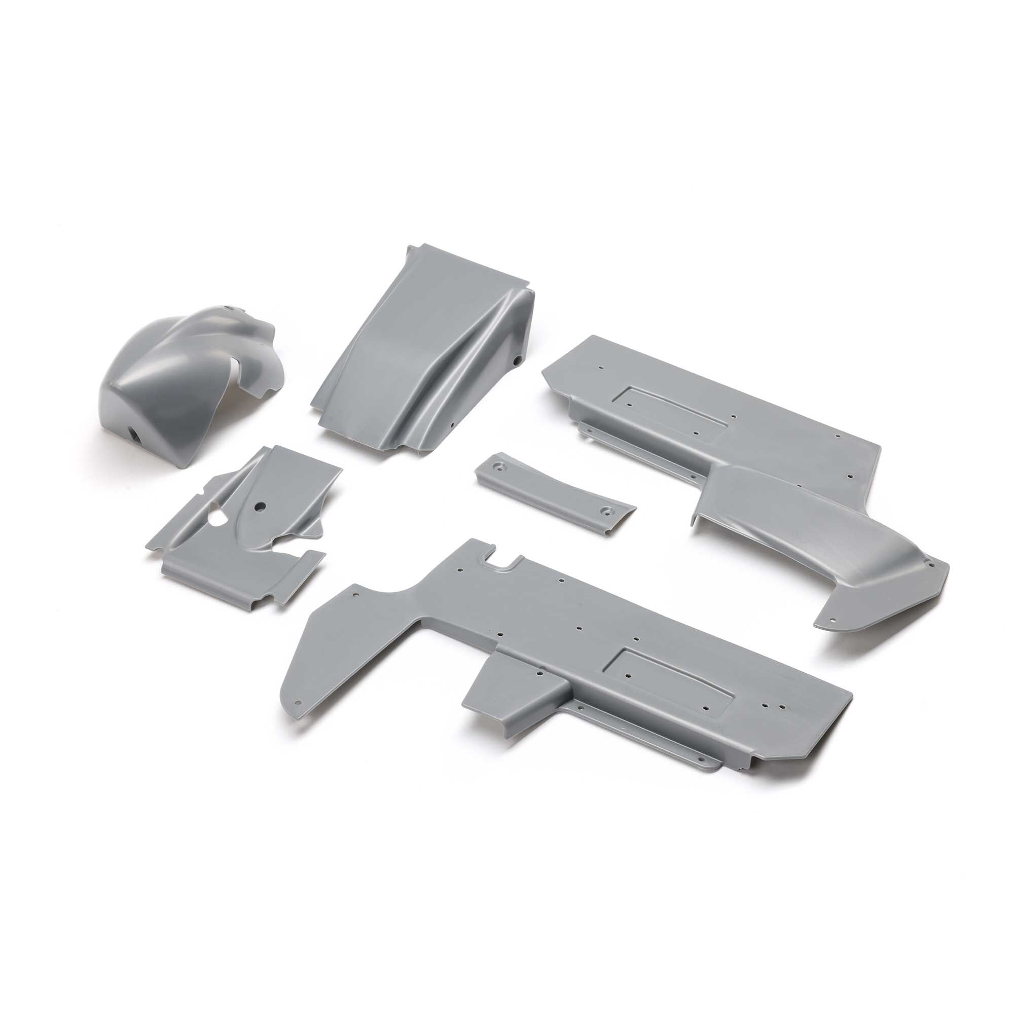 Losi Body Panel Set, Silver: 22S Sprint
