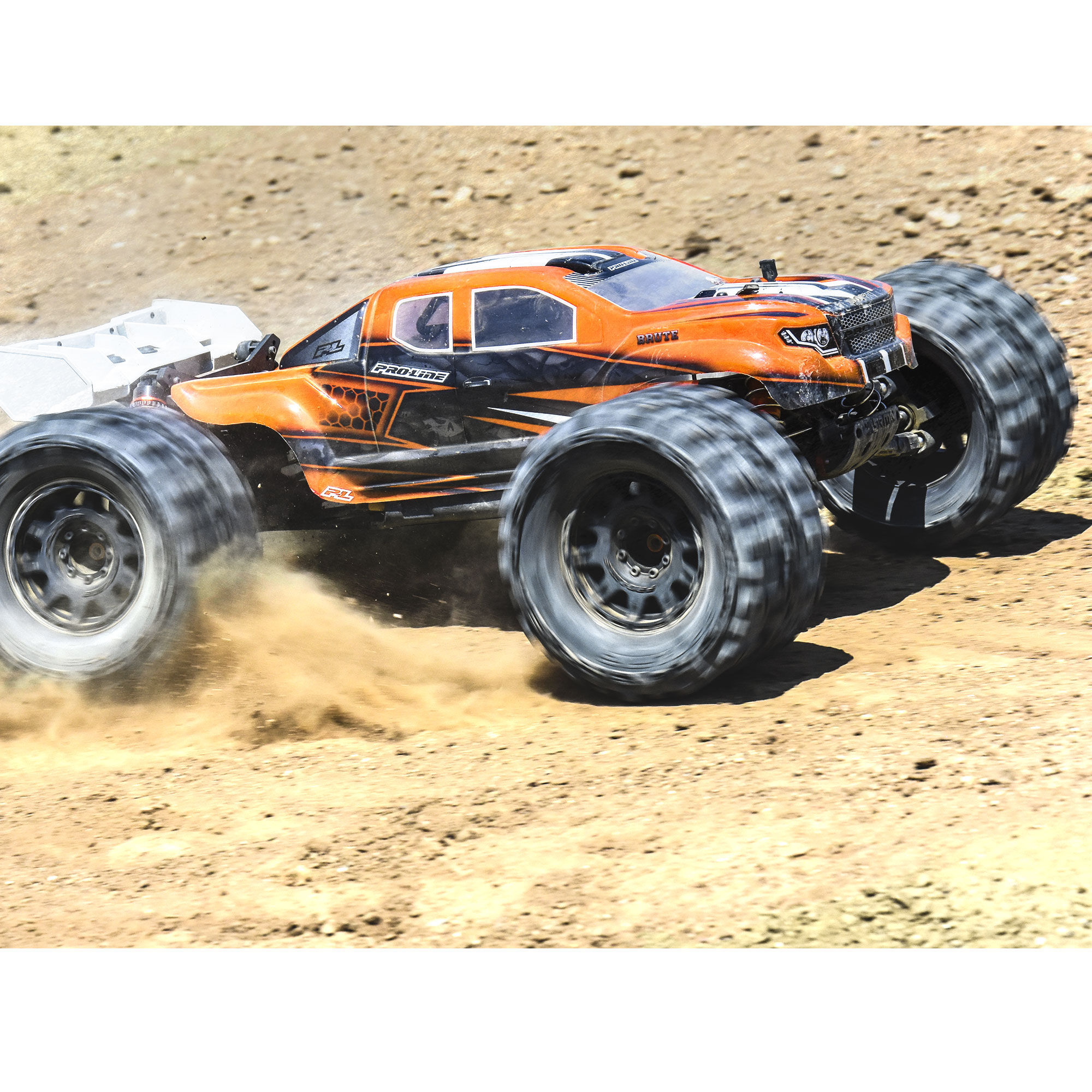 Pro-Line Racing 1/8 Trencher HP BELTED F/R 3.8" MT Tires Mounted 17mm Black Raid (2)