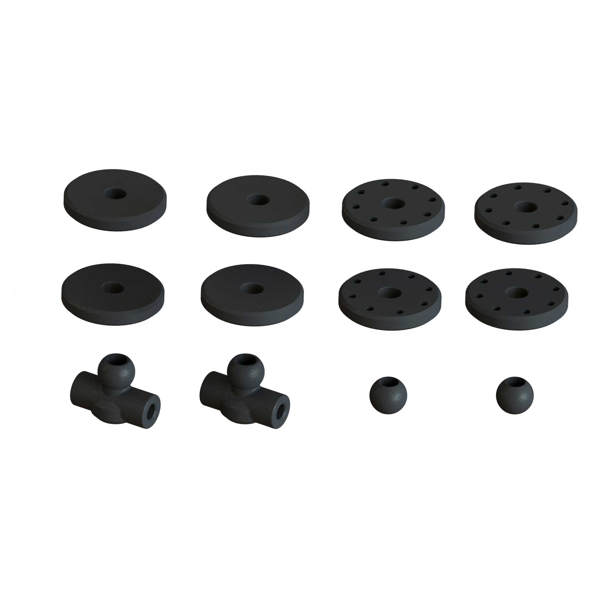 ARRMA Shock Set, 16mm Bore, 106mm Length, 2000cSt Oil