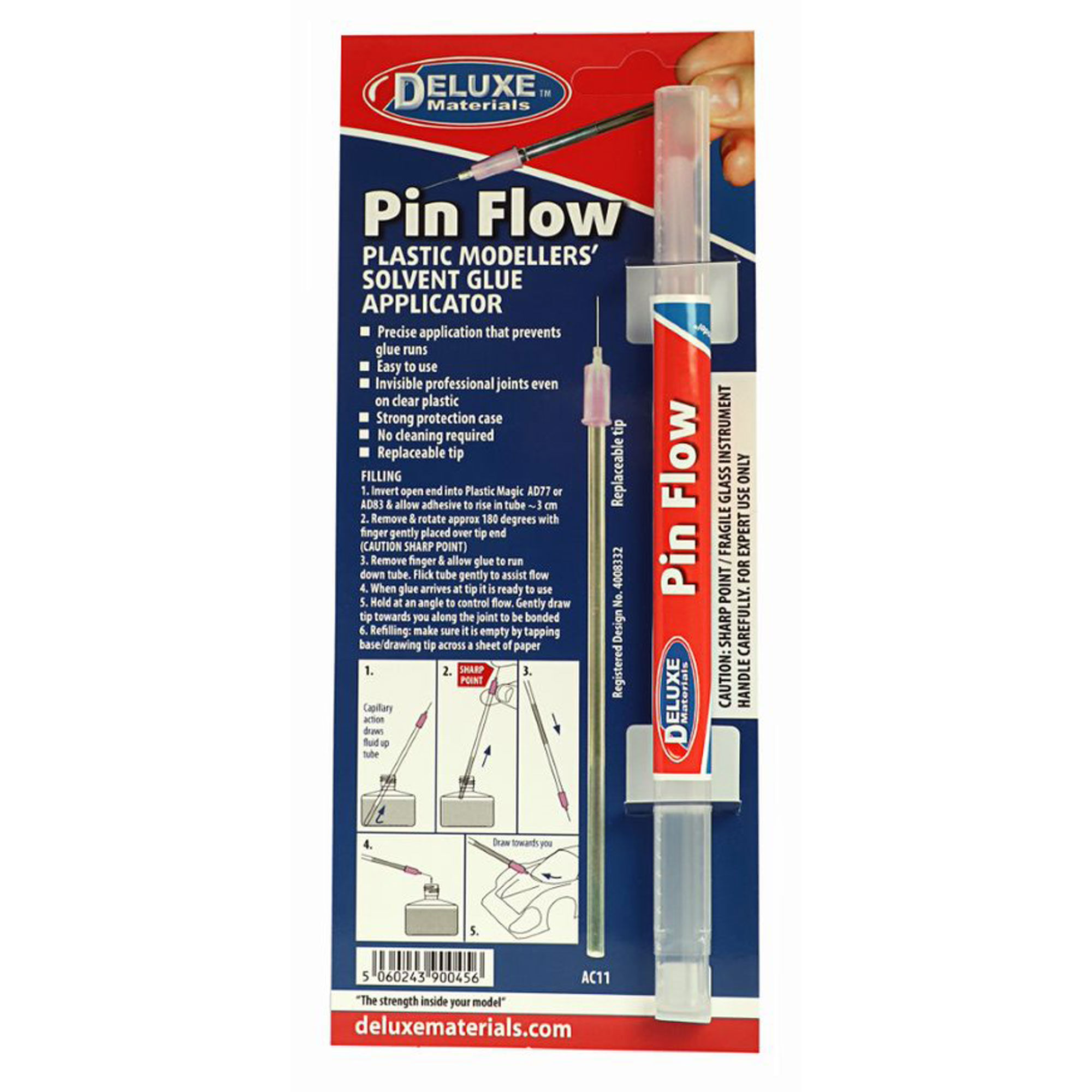 Deluxe Materials Pin Flow Applicator