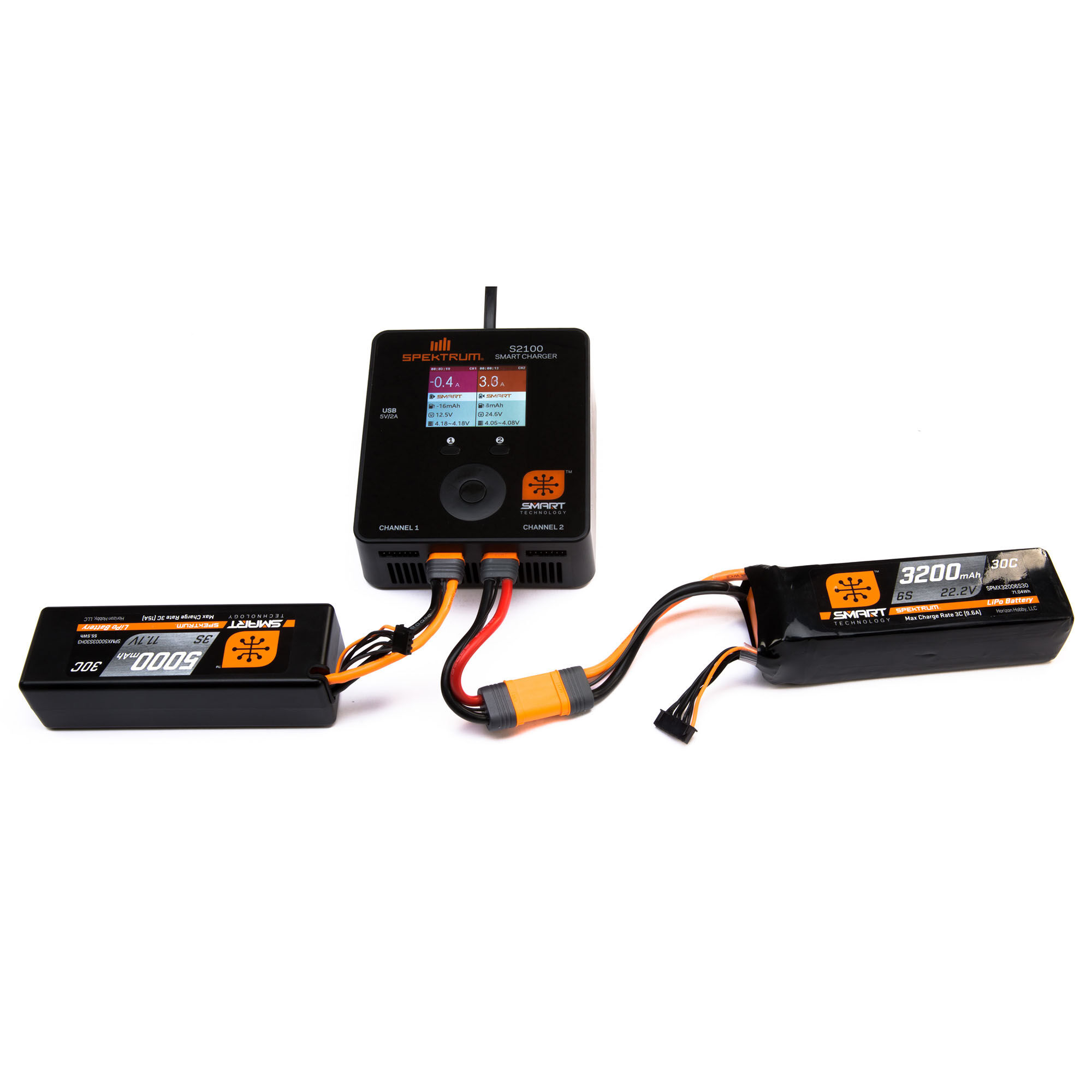 Spektrum Accessories 11.1V 3200mAh 3S 30C Smart LiPo Battery: IC3