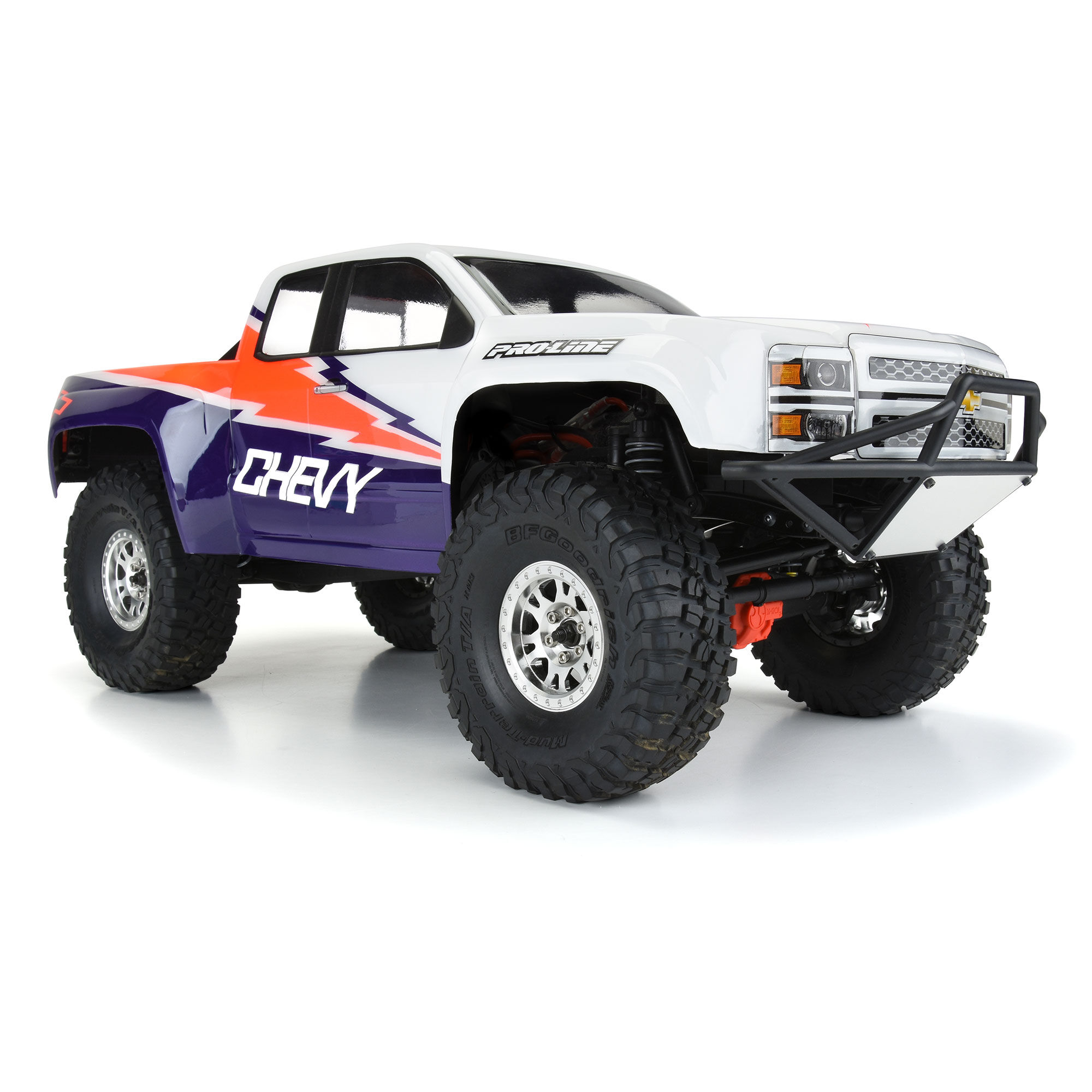 Pro-Line Racing 1/10 2015 Chevy Silverado Pre-Runner Clear Body 12.3" WB Crawlers