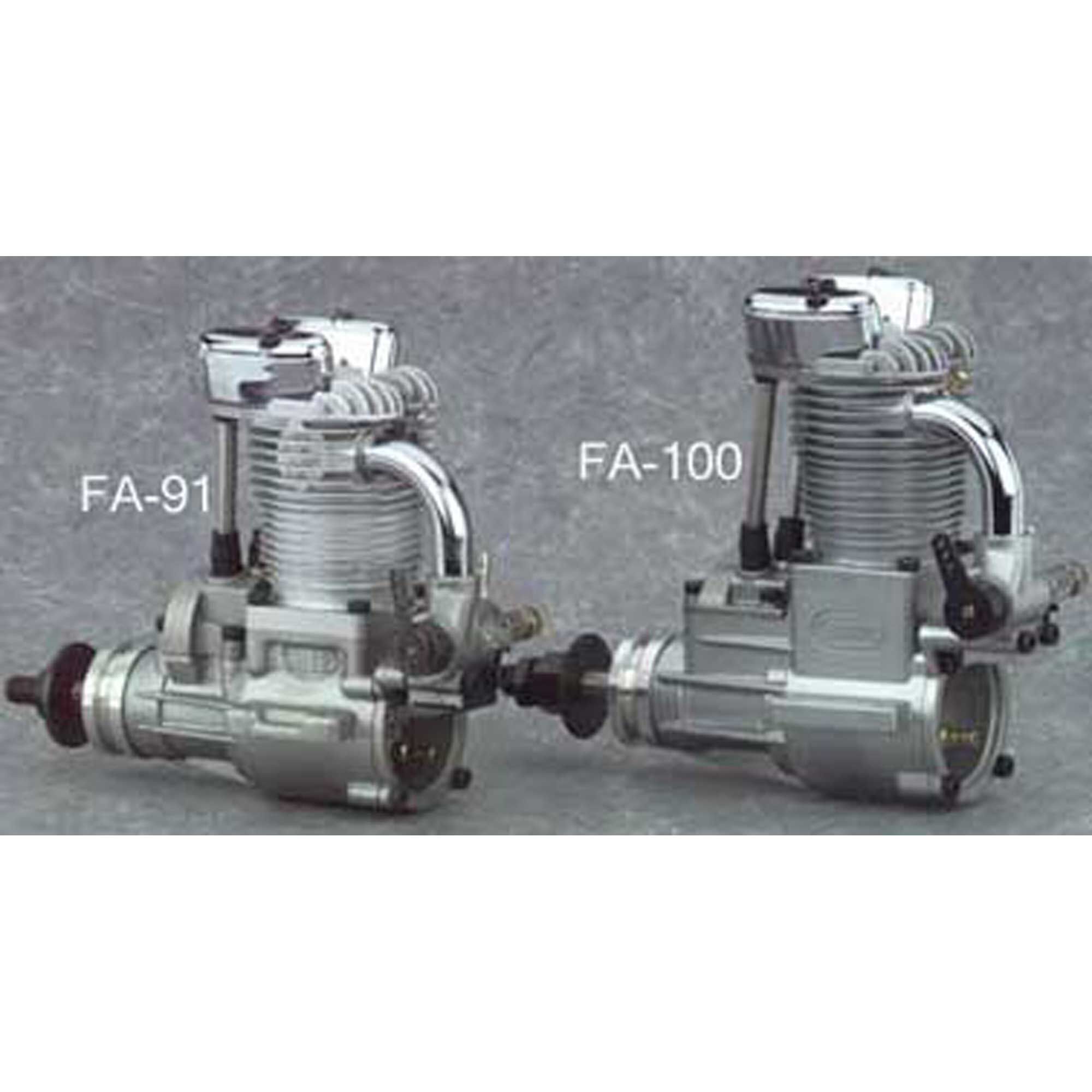 Saito Engines 100 FA-AAC with Muffler: QQ