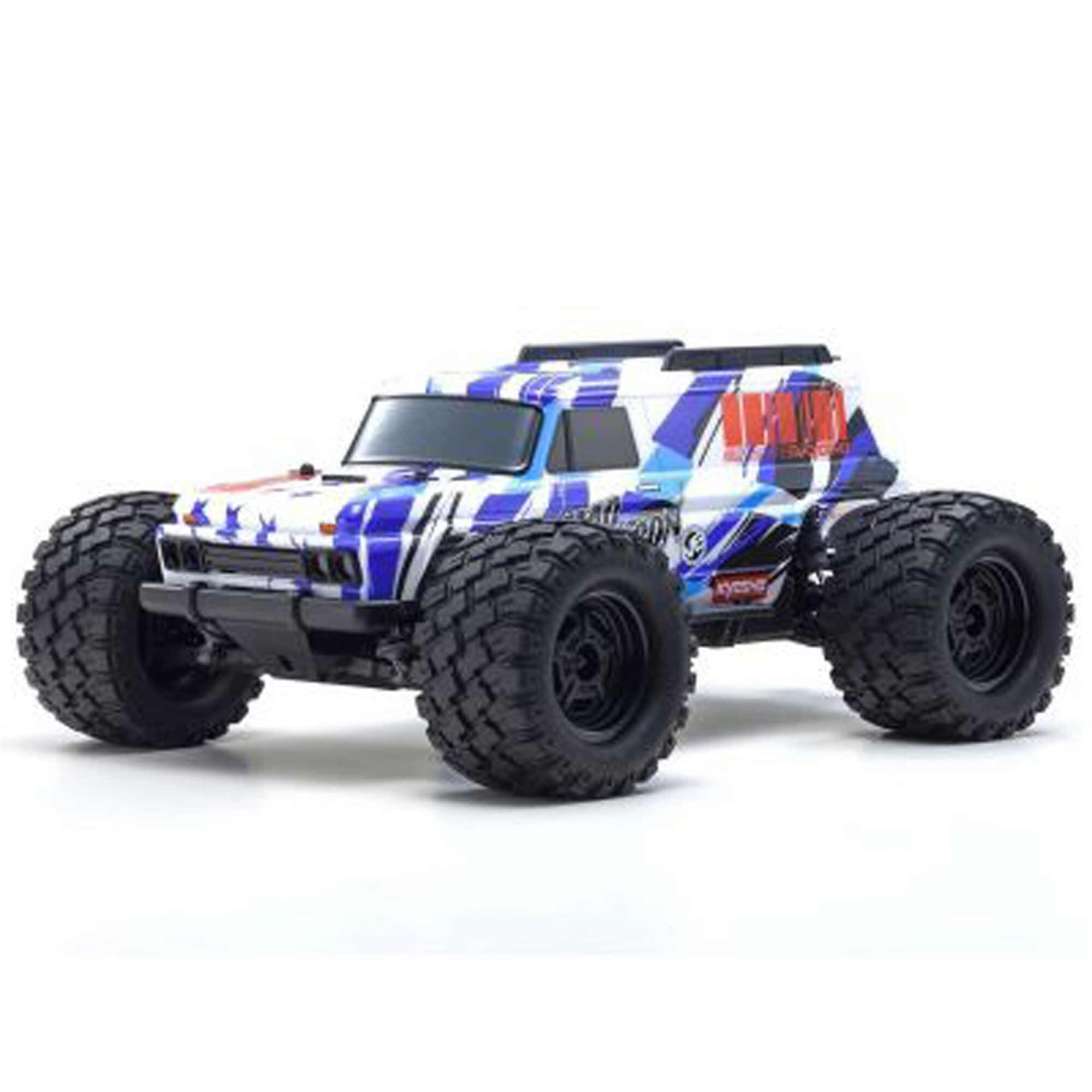Kyosho 1/10 Mad Wagon VE KB10 4x4 3S Brushless Monster Truck RTR, Blue