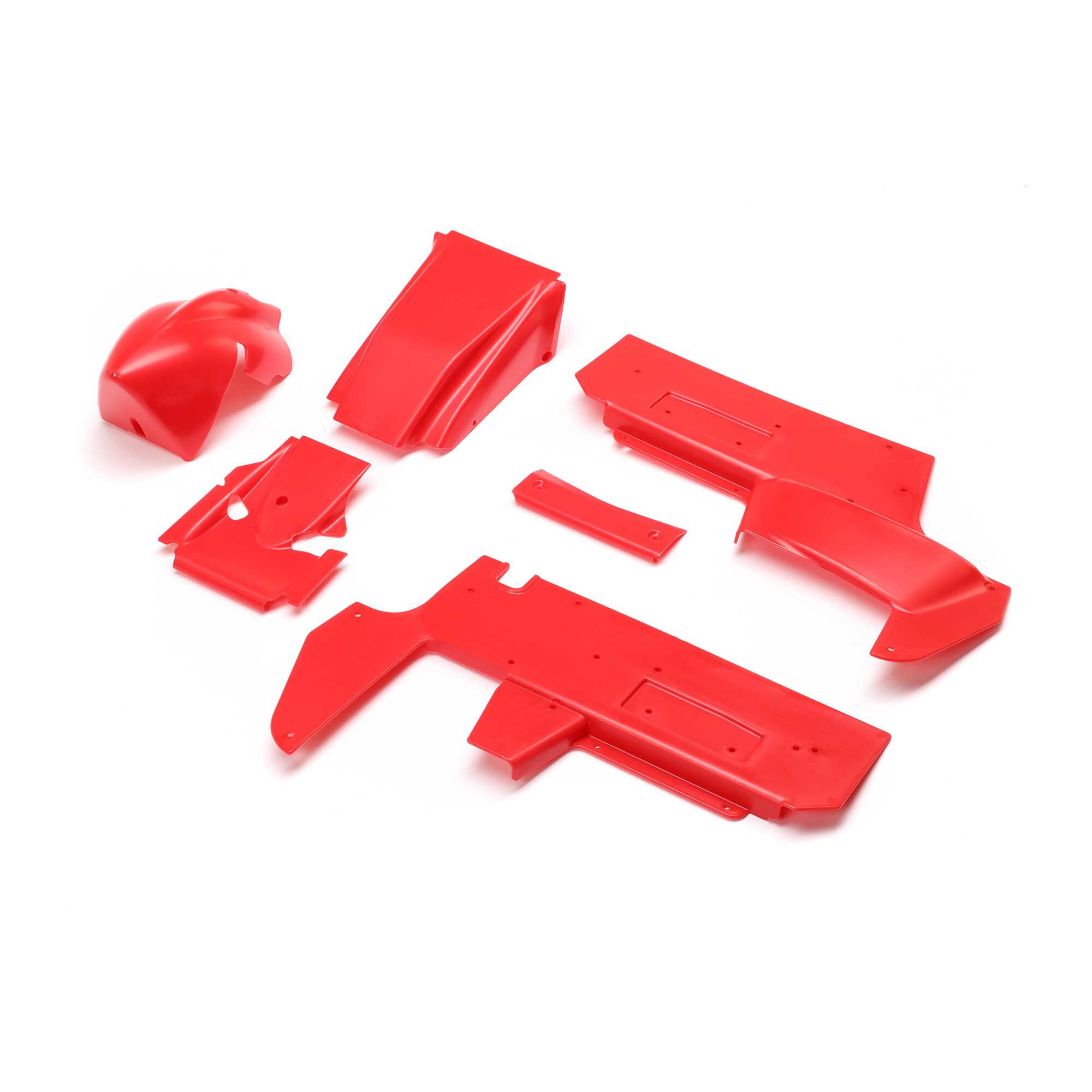 Losi Body Panel Set, Red: 22S Sprint