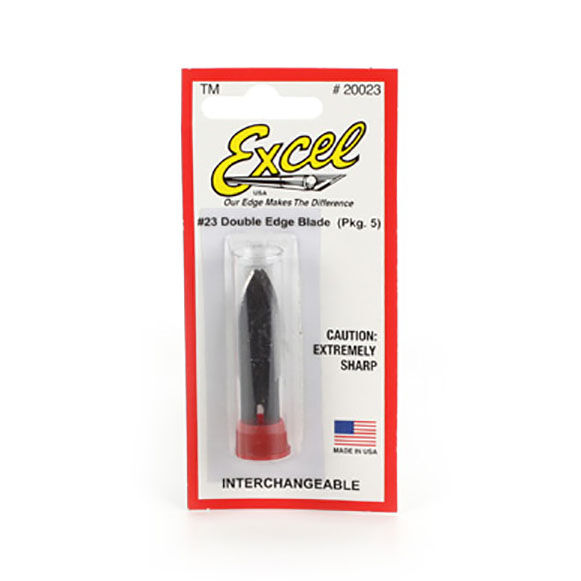 Excel Hobby Blade Corp #23 Double Edge Blades (5)