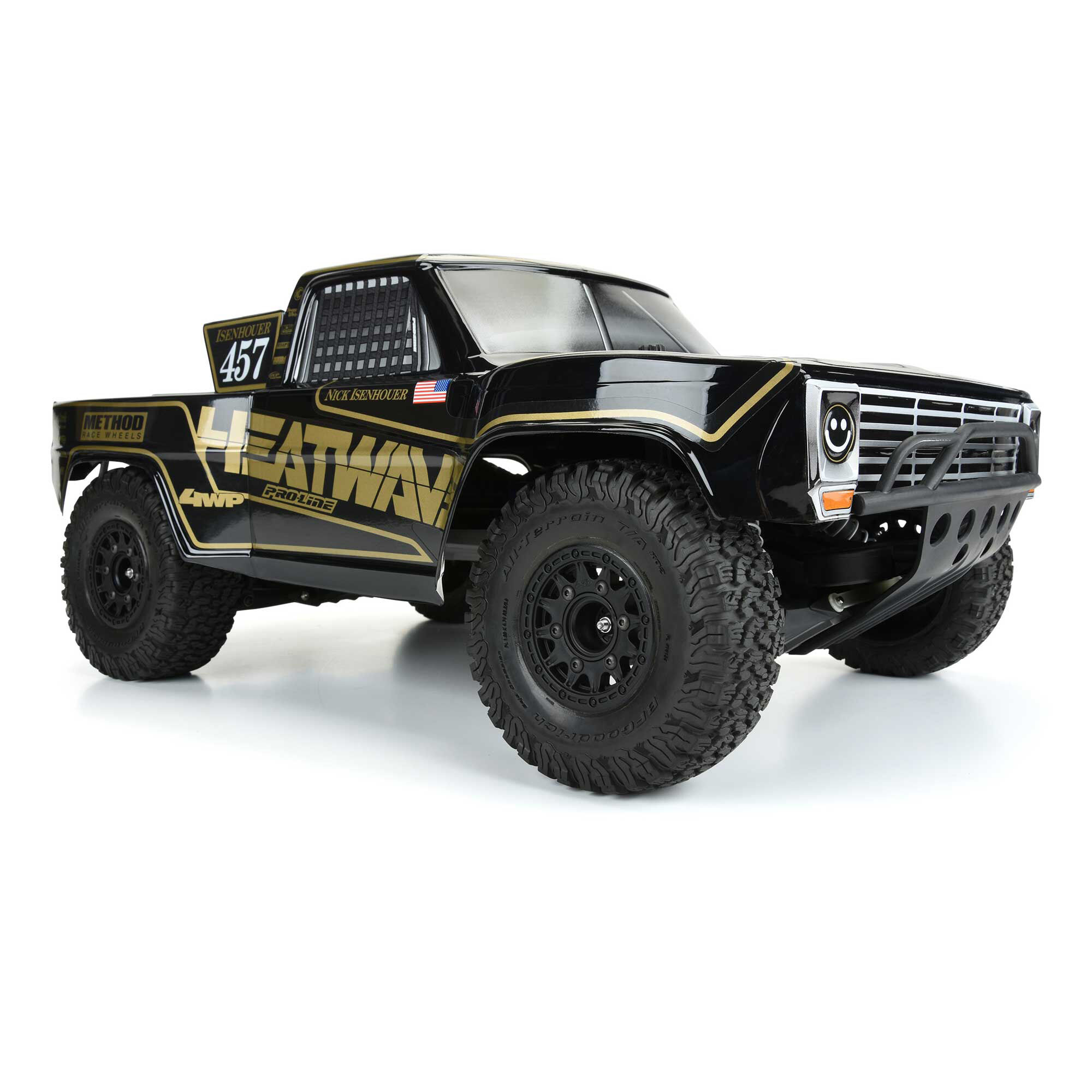 Pro-Line Racing 1/10 Pre-Cut 1967 Ford F-100 Heat Wave Black Body: Short Course