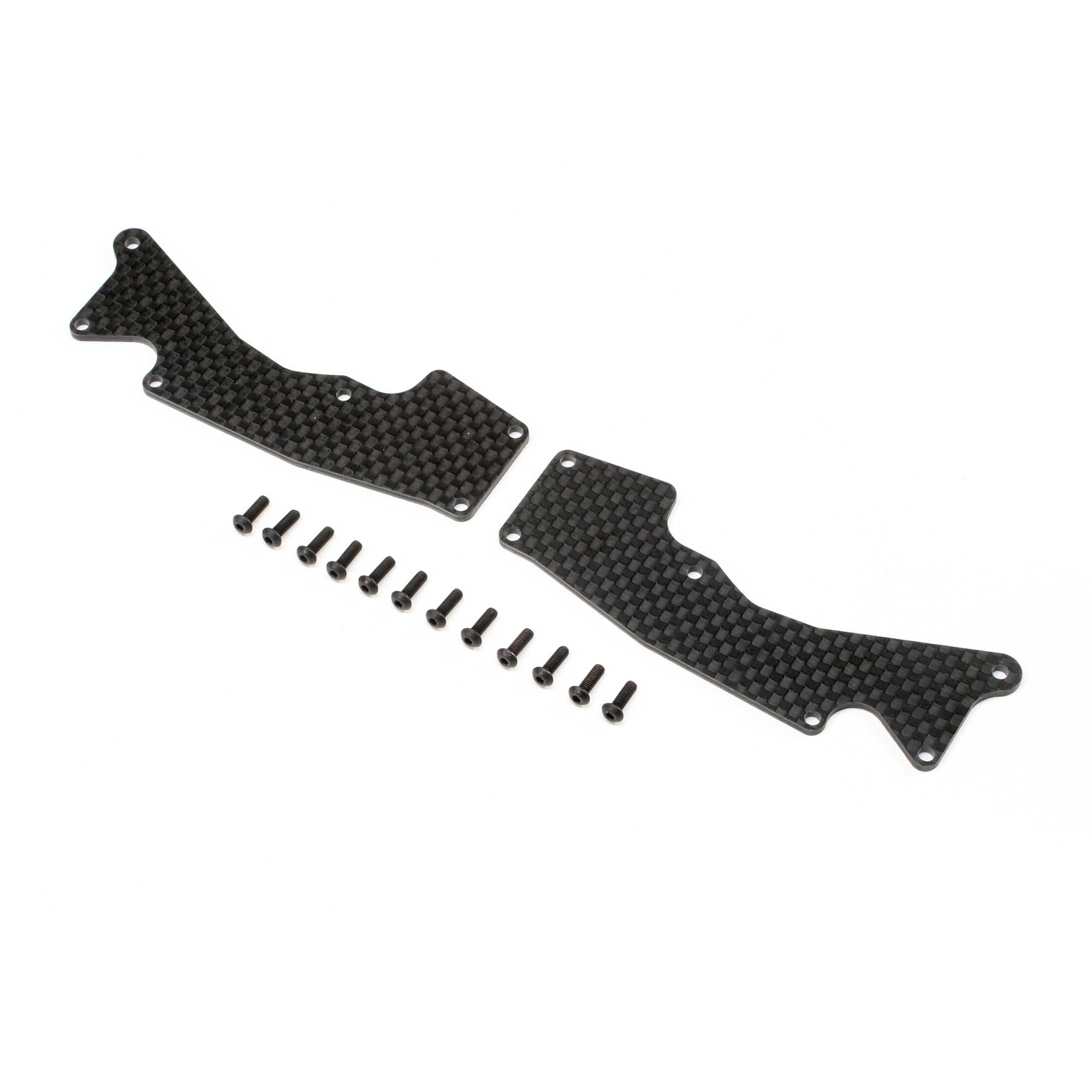 Team Losi Racing Front Arm Inserts Carbon 8XT