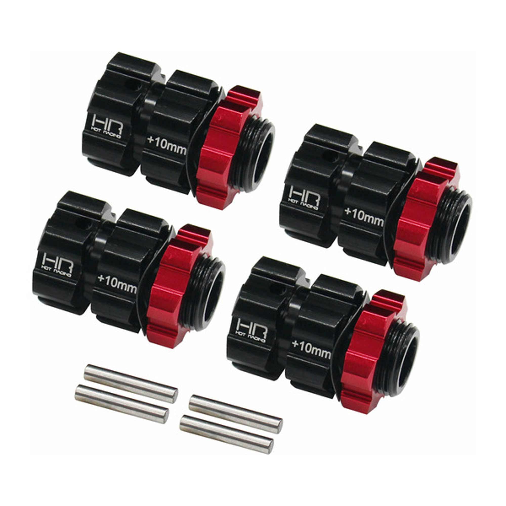 Hot Racing Aluminum 17mm Hex Hubs 10mm Offset: ARRMA 6S BLX