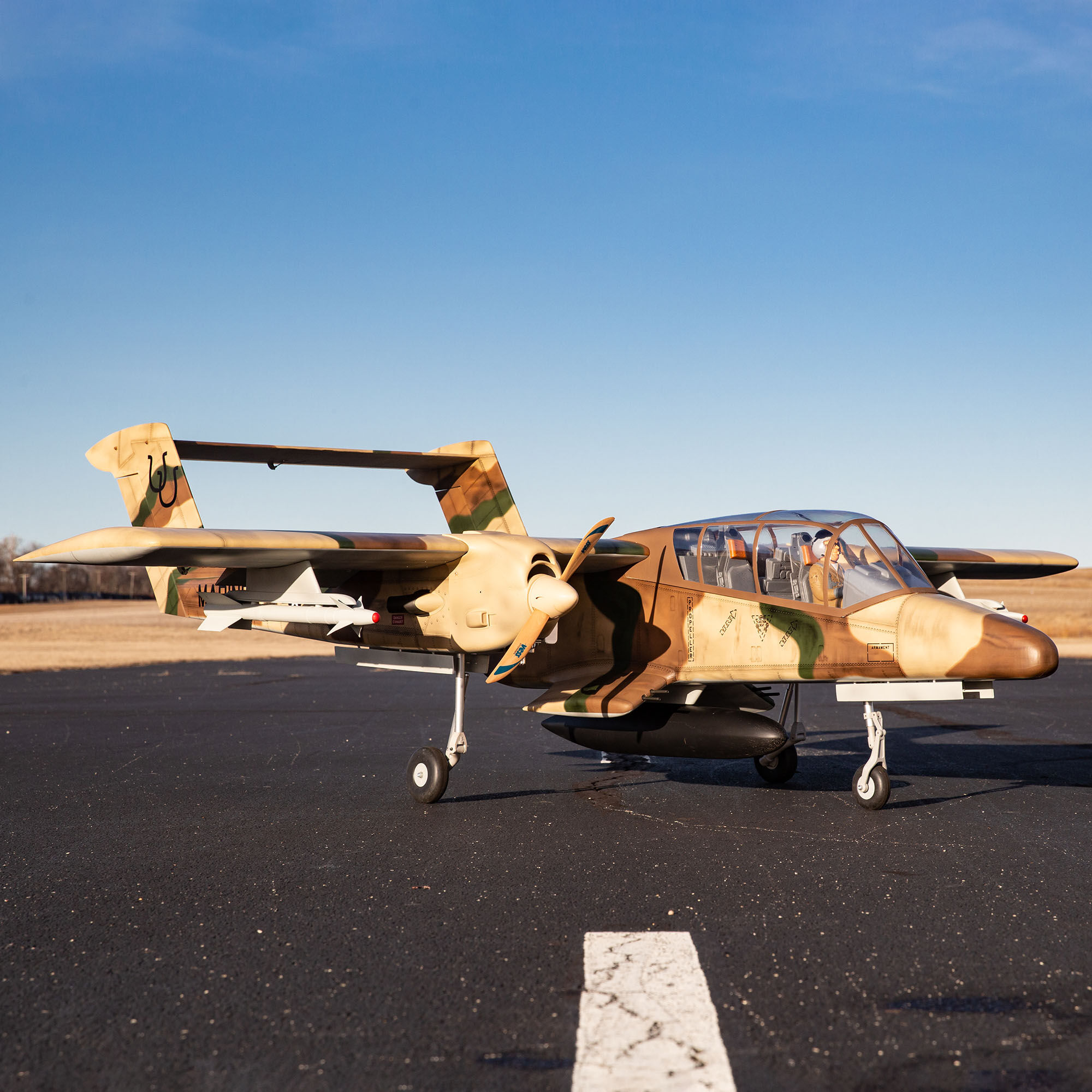 Hangar 9 OV-10 Bronco 30cc ARF, 108" with Landing Gear Set