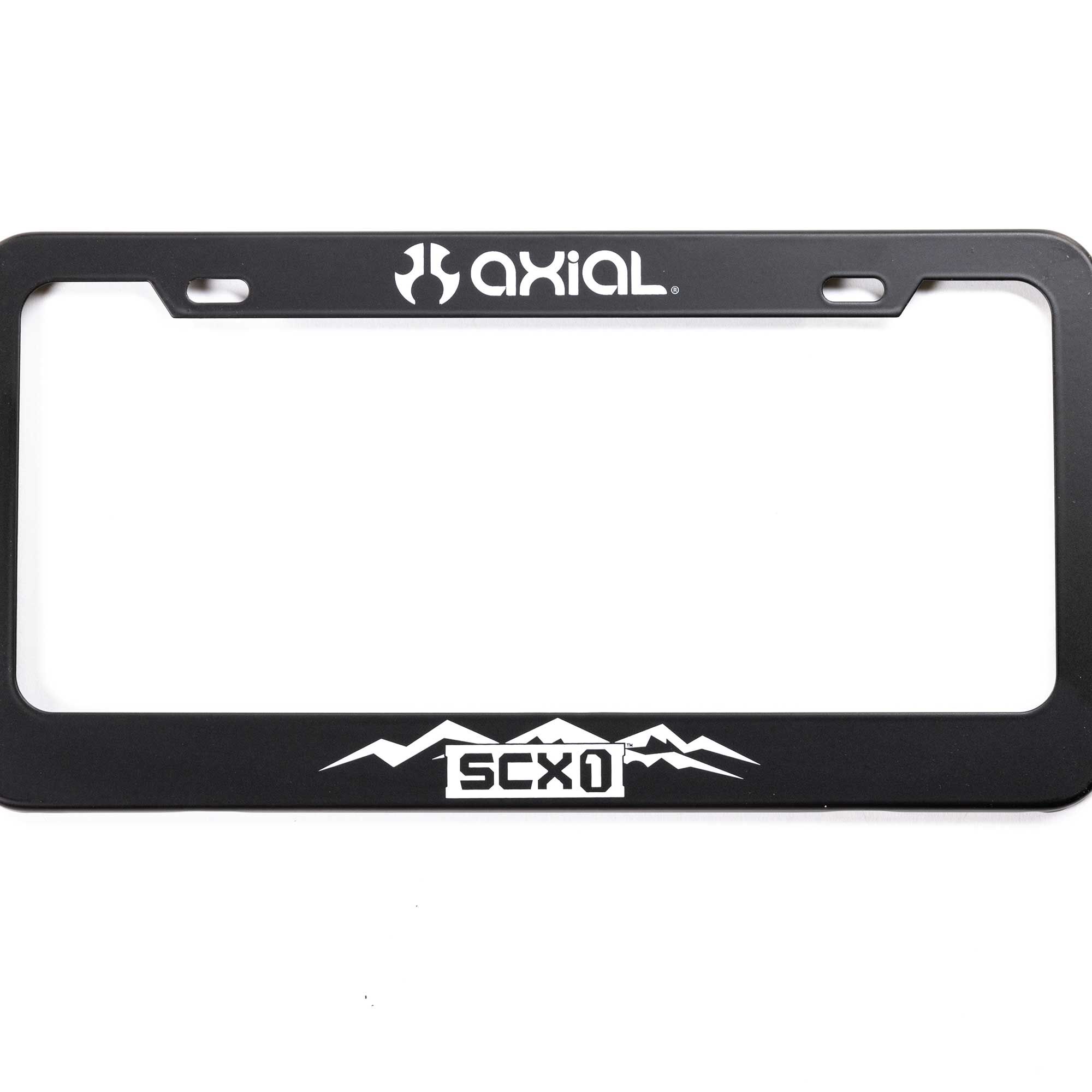 Axial Axial SCX1 Steel License Plate Frame, White