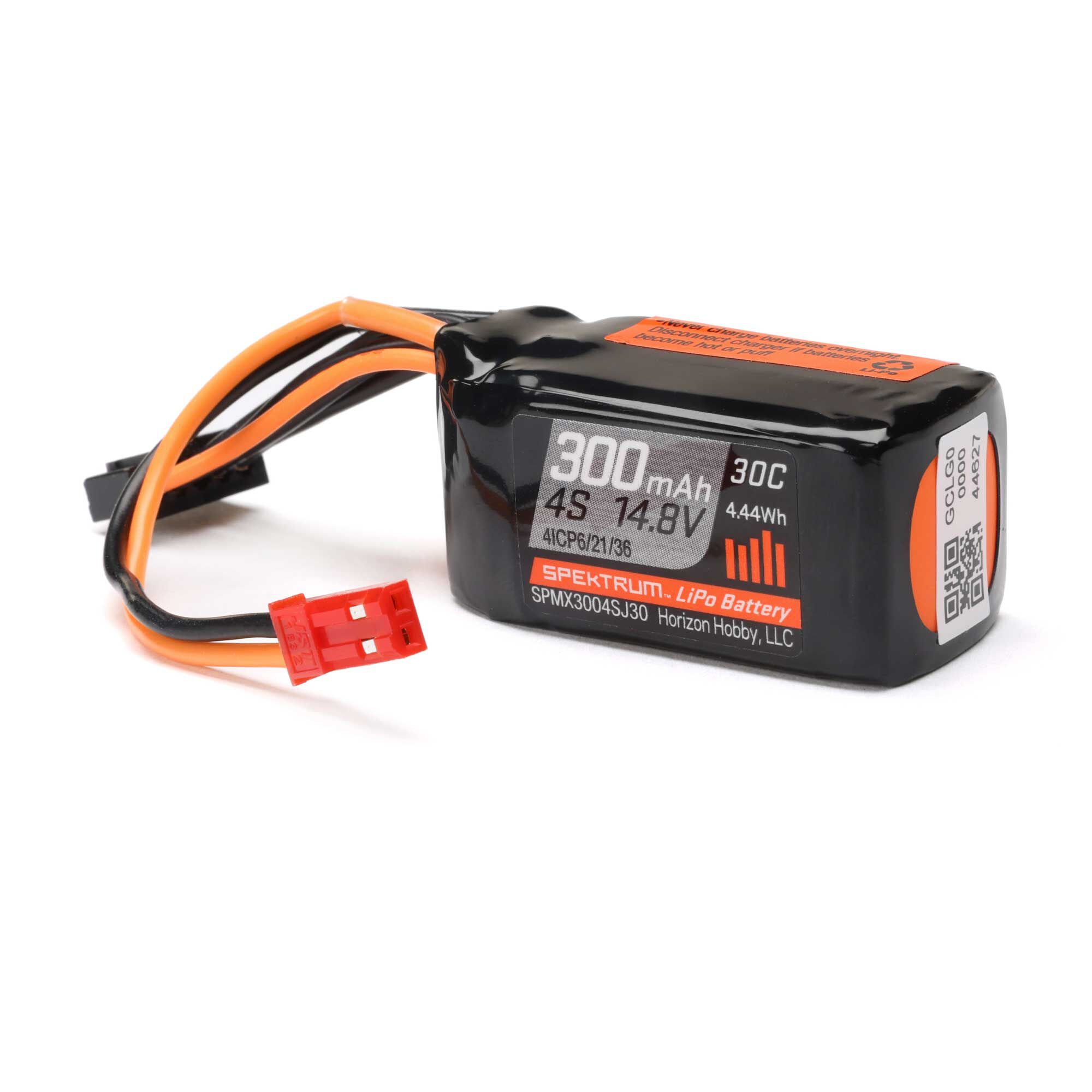 Spektrum Accessories 14.8V 300mAh 4S 30C LiPo Battery