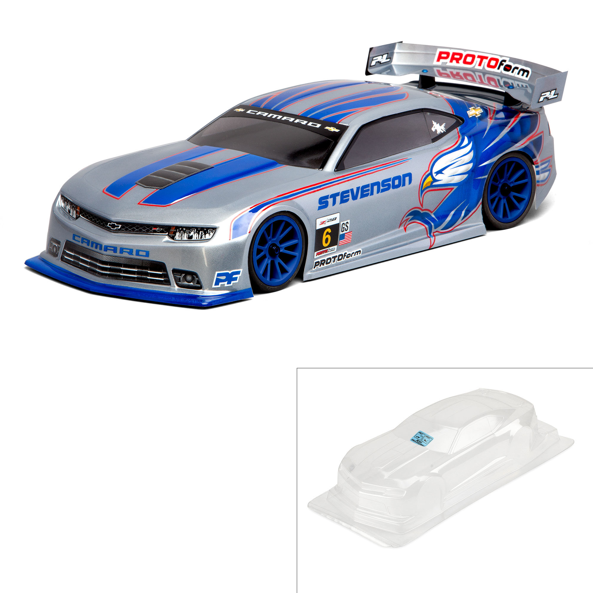 PROTOform 1/10 Chevy Camaro Z/28 Clear Body: 190mm Touring Car