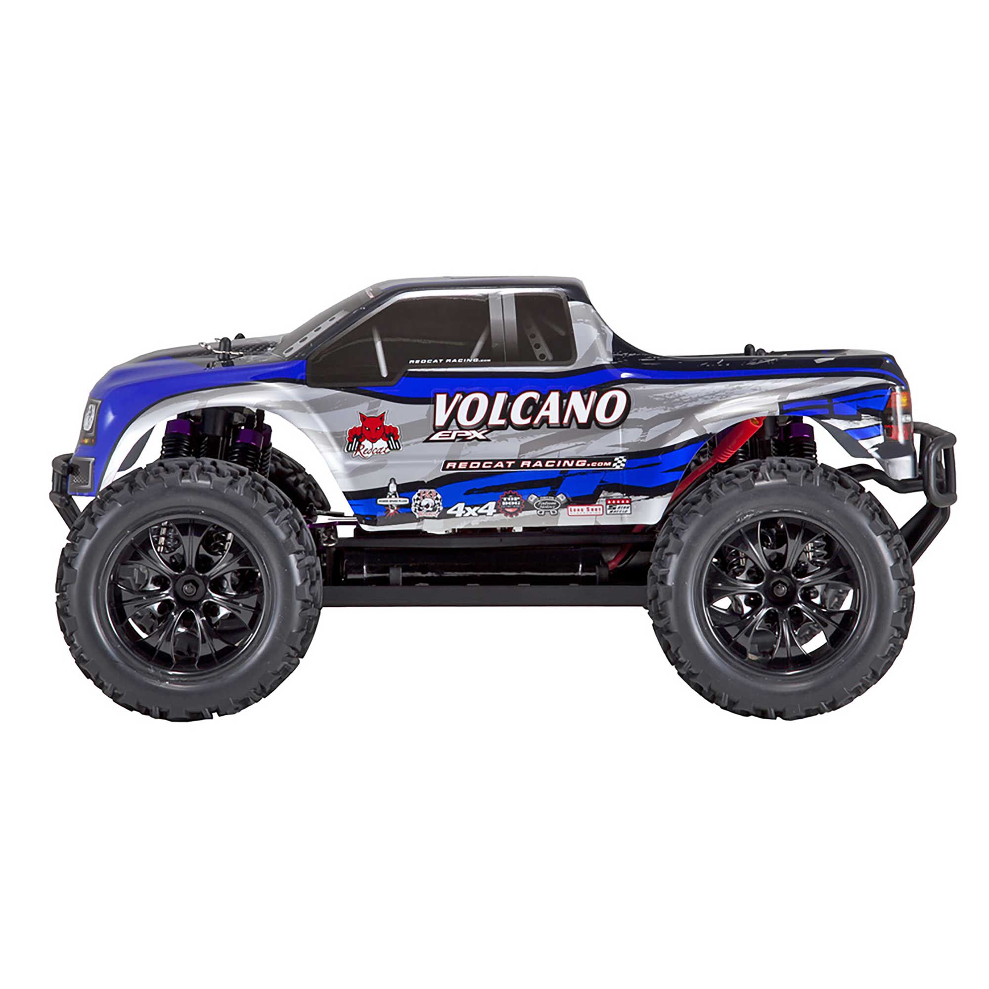 Redcat Racing 1/10 Volcano EPX 4WD Monster Truck Brushed RTR, Blue