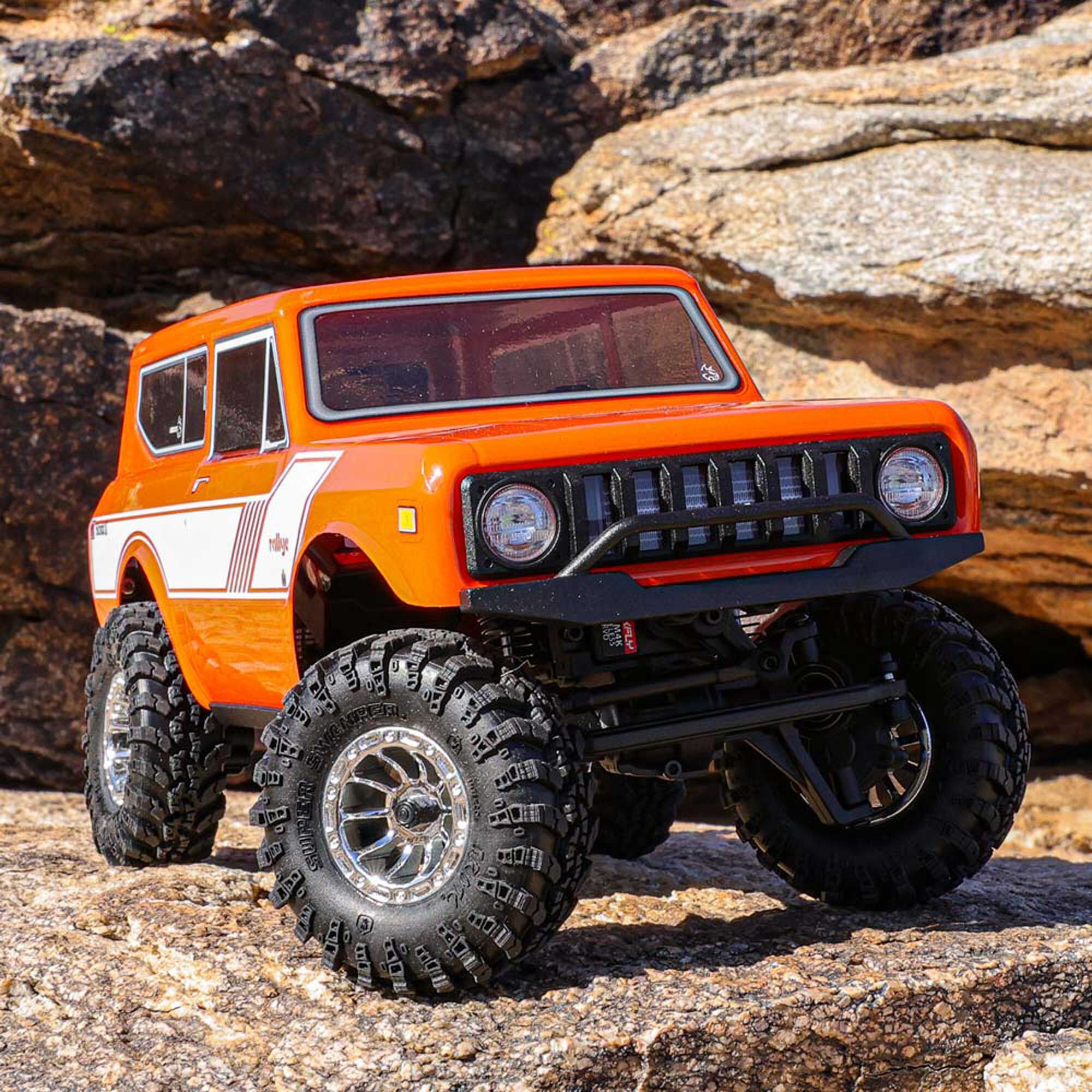 Redcat Racing 1/18 Ascent-18 International Scout II 4x4 Rock Crawler RTR, Orange