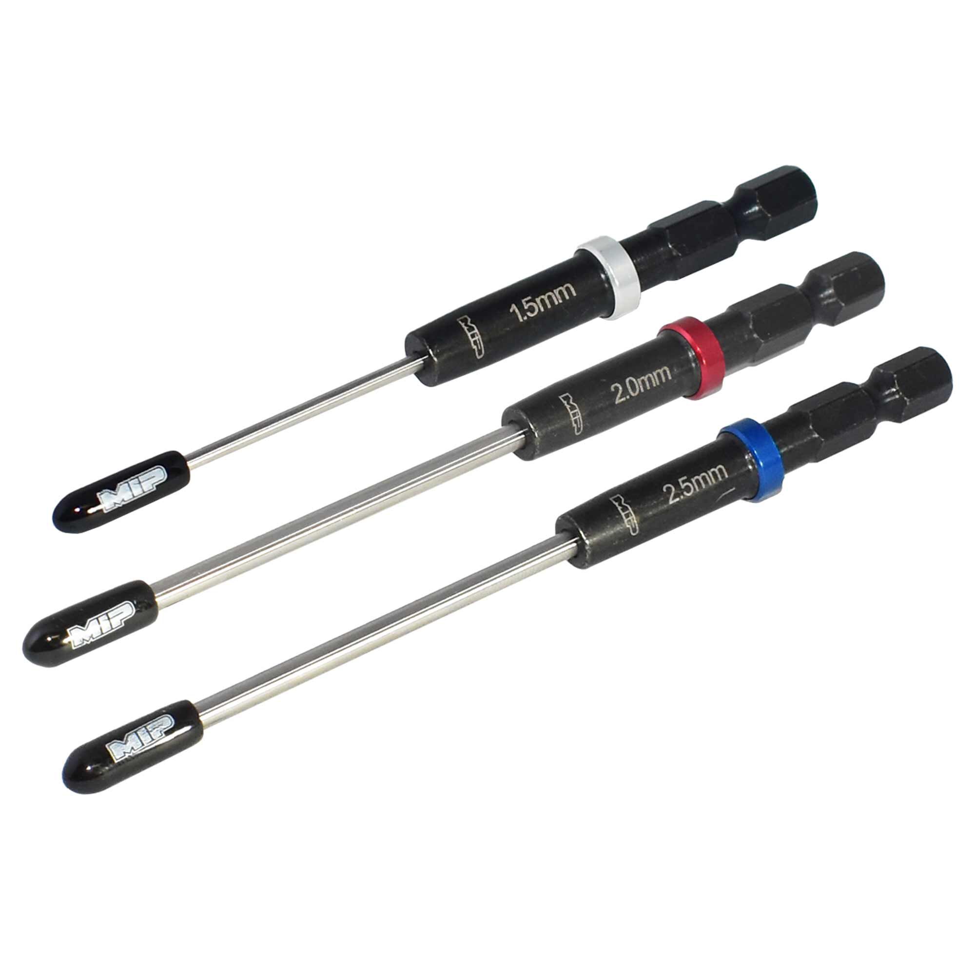 MIP Speed Tip™ Hex Driver Wrench Set Gen 2, Metric (3), 1.5mm, 2.0mm, & 2.5mm