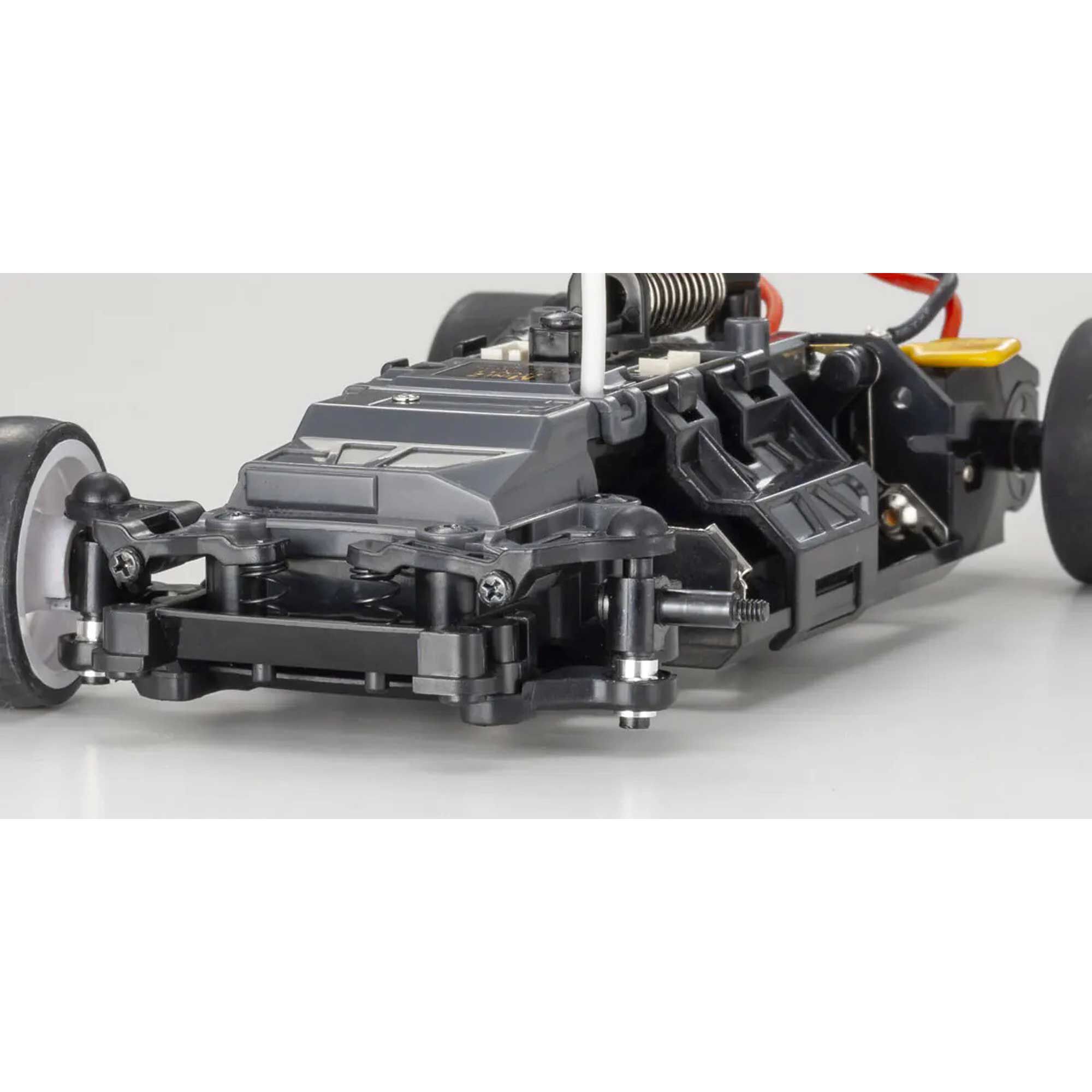 Kyosho 1/28 Chevrolet Corvette C8.R MR-04 MINI-Z RWD RTR, Chrome/ Yellow