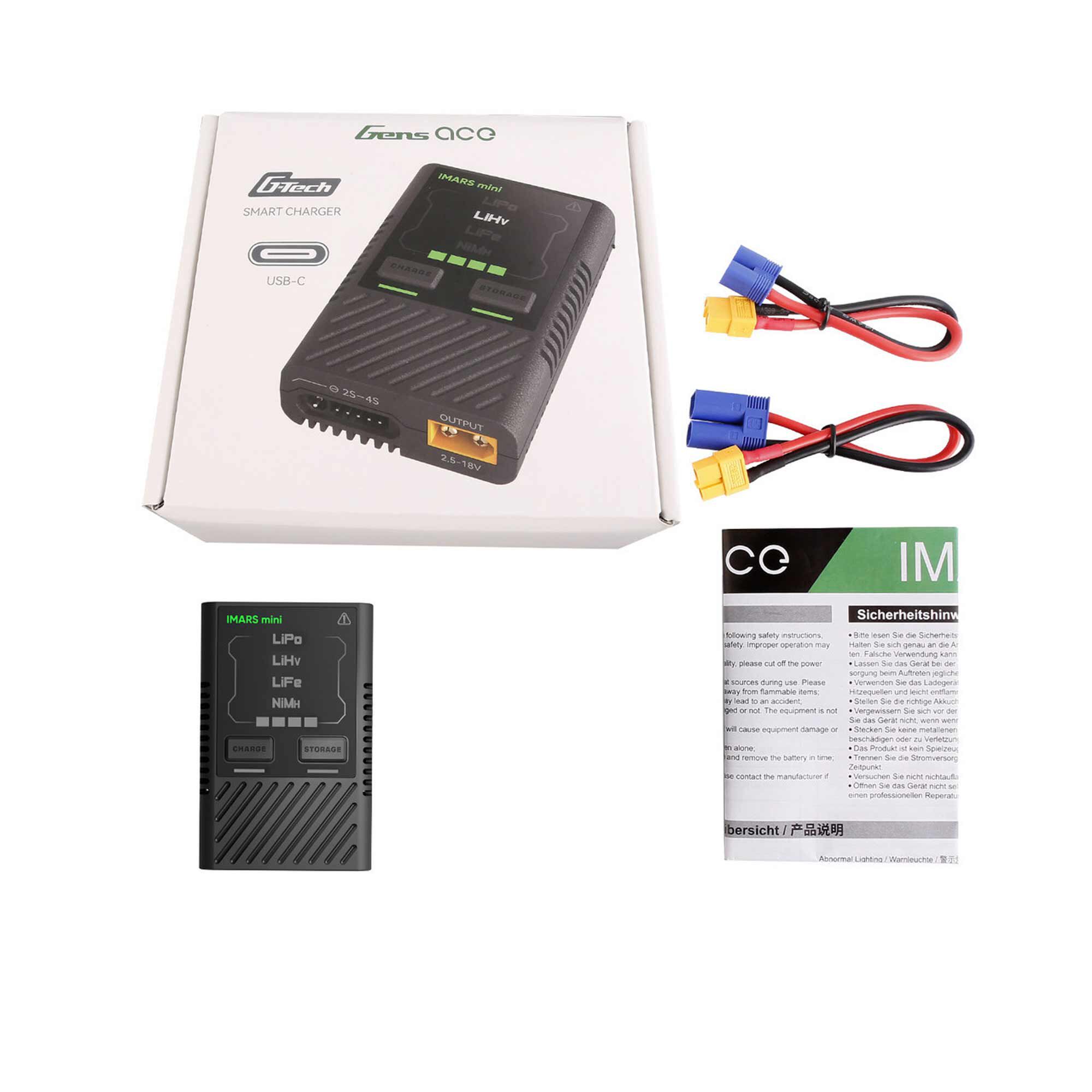 Gens ace Imars Mini 2-4S 60W USB-C DC Charger