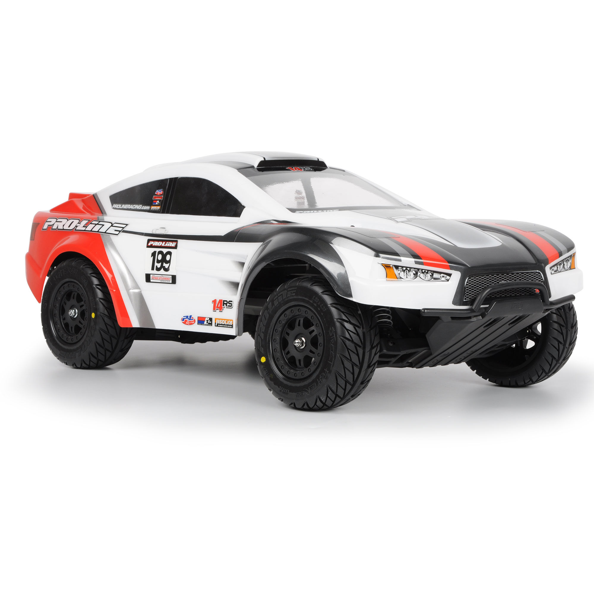 Pro-Line Racing 1/10 Street Fighter M2 Front/Rear 2.2"/3.0" Short Course Tires (2)