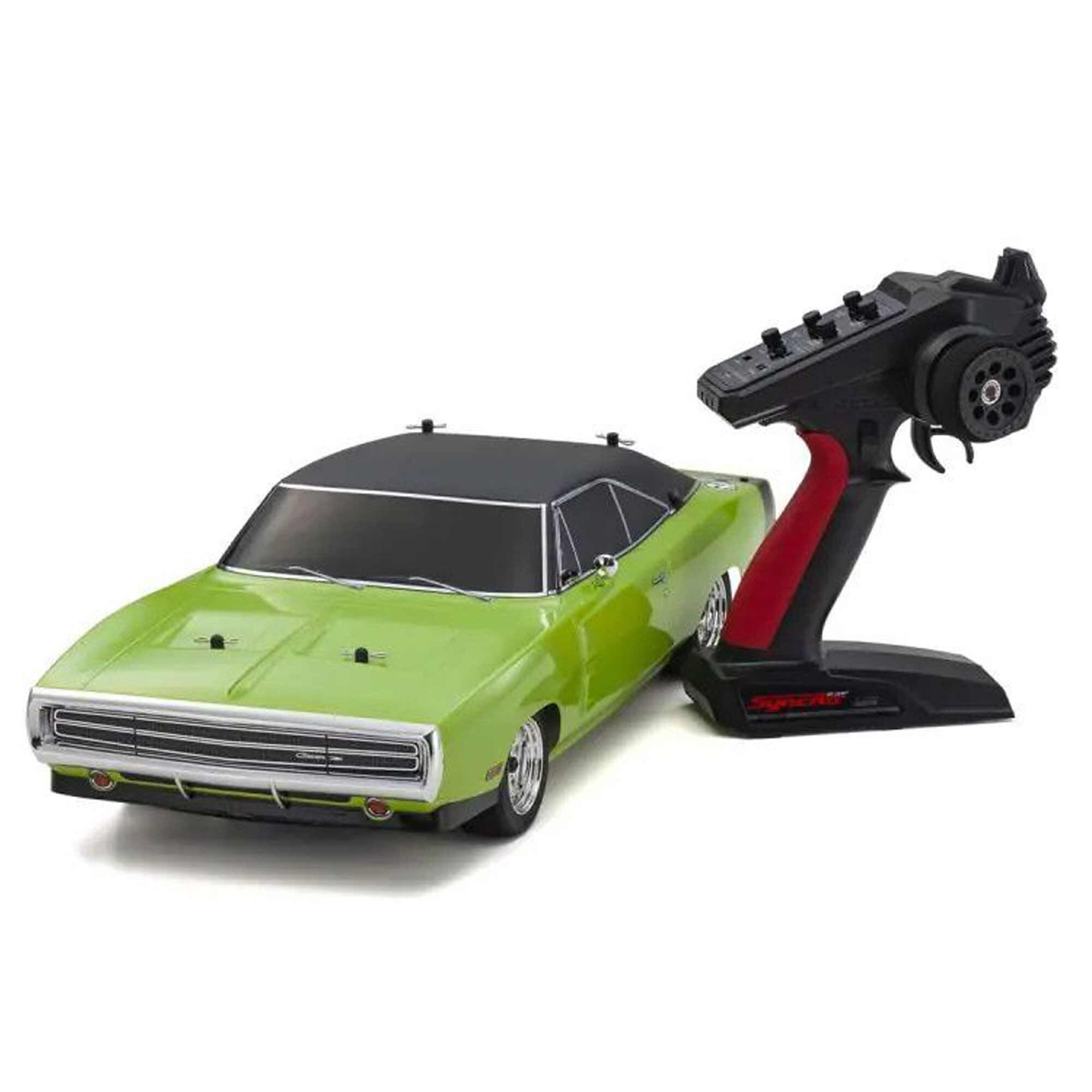 Kyosho 1/10 1970 Dodge Charger Fazer Mk2 FZ02L Brushed 4x4 On-Road Touring RTR, Sublime Green