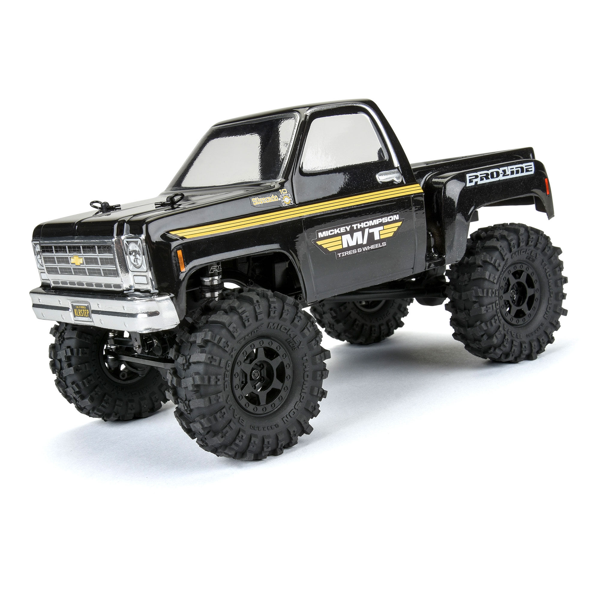 Pro-Line Racing 1/24 Mickey Thompson Baja Pro X F/R 1.0" MTD 7mm Black Holcomb (4)