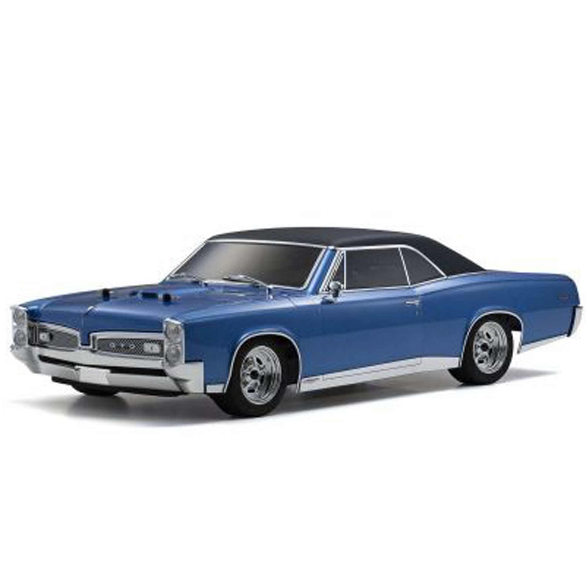 Kyosho 1/10 1967 Pontiac GTO Fazer Mk2 FZ02L Brushed 4x4 On-Road Touring RTR, Tyrol Blue