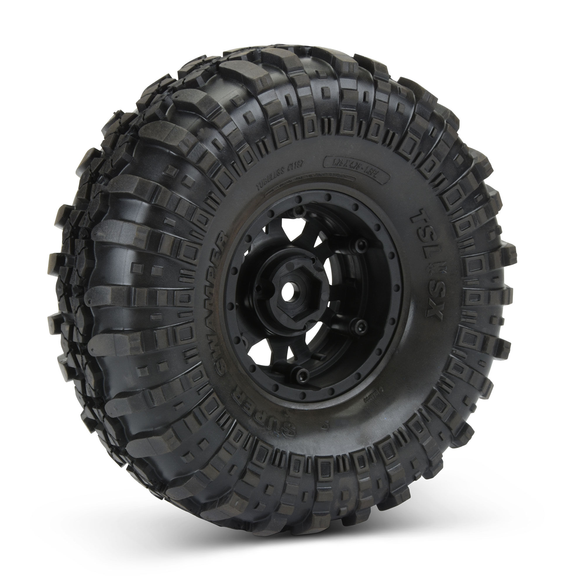 Pro-Line Racing 1/10 Interco Spr Swmpr XL G8 F/R 1.9" MTD 12mm Blk/Slvr Impulse (2)