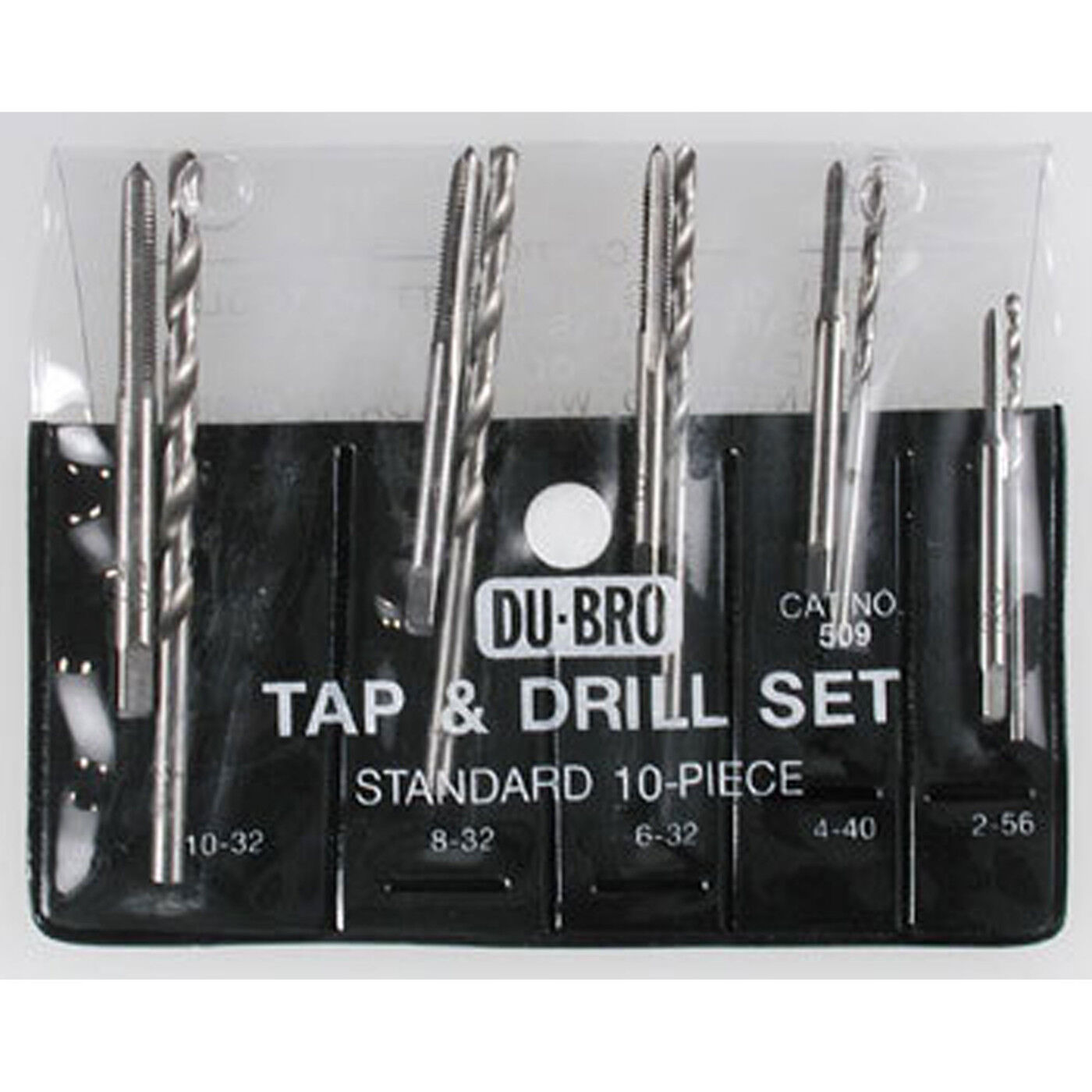 Dubro Products Tap & Drill Set, Standard