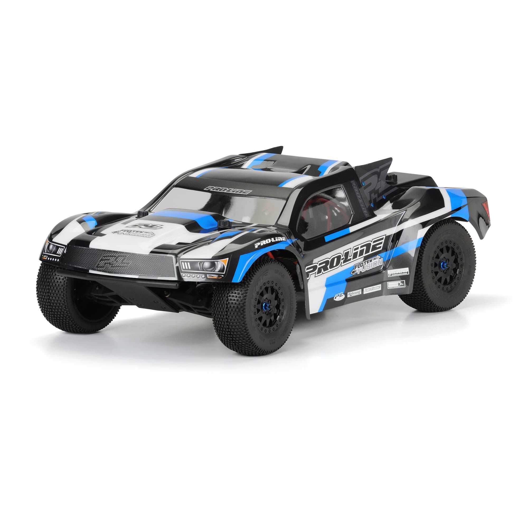 Pro-Line Racing 1/10 Pre-Cut Flo-Tek Fusion Clear Body: Short Course