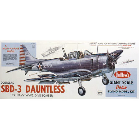 Guillow Douglas SBD-3 Dauntless Kit, 31"