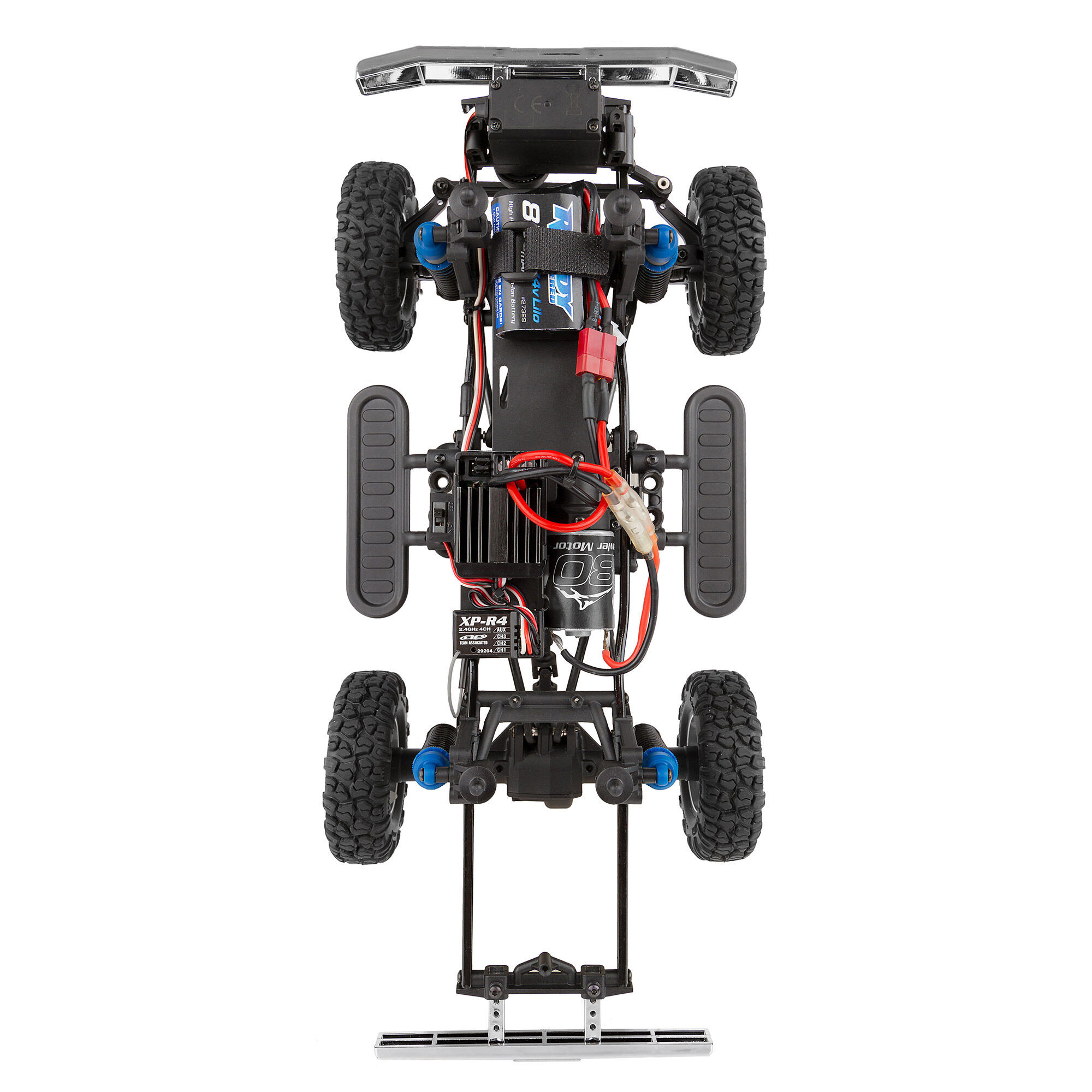 Team Associated 1/12 CR12 Ford F-150 Pick-Up 4WD Brushed RTR, Black