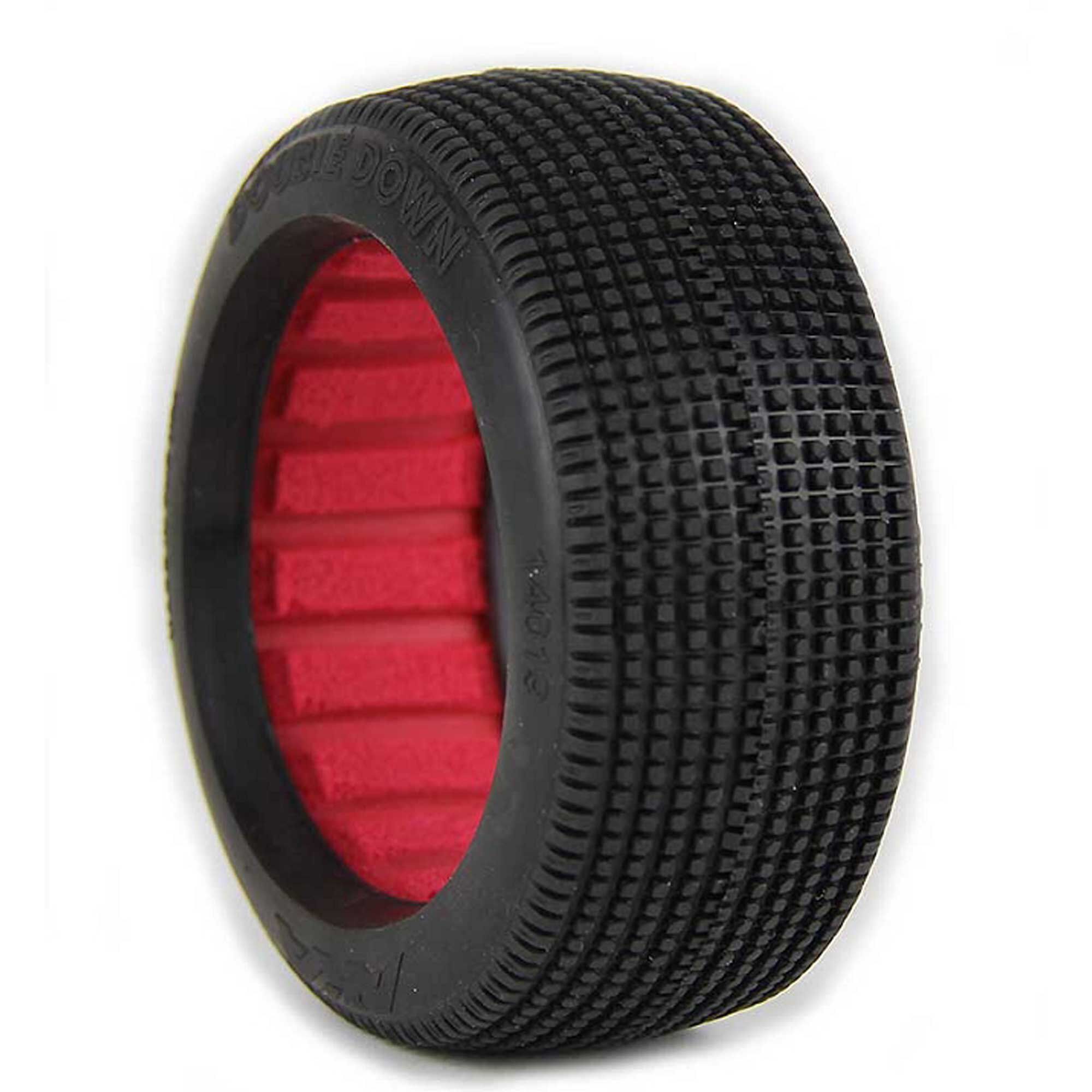 AKA PRODUCTS, INC. 1/8 Double Down Soft Long Wear, Red Inserts (2): Buggy